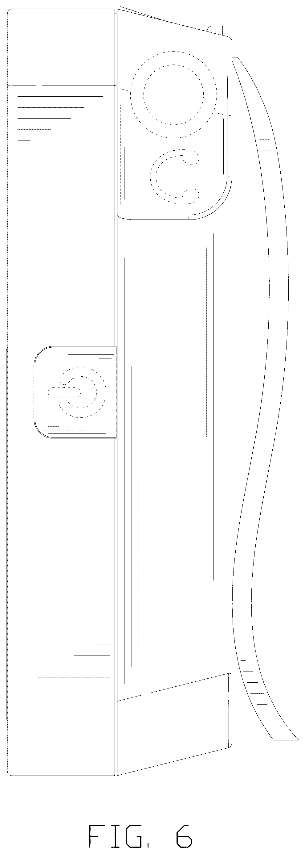 Patent USD1125109 Figure 6 – Radio receiver