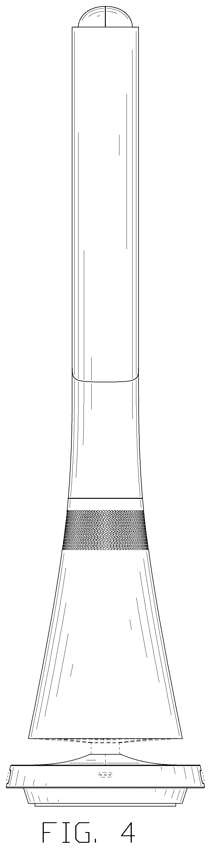 Patent USD1125110 Figure 4 – Speaker lamp