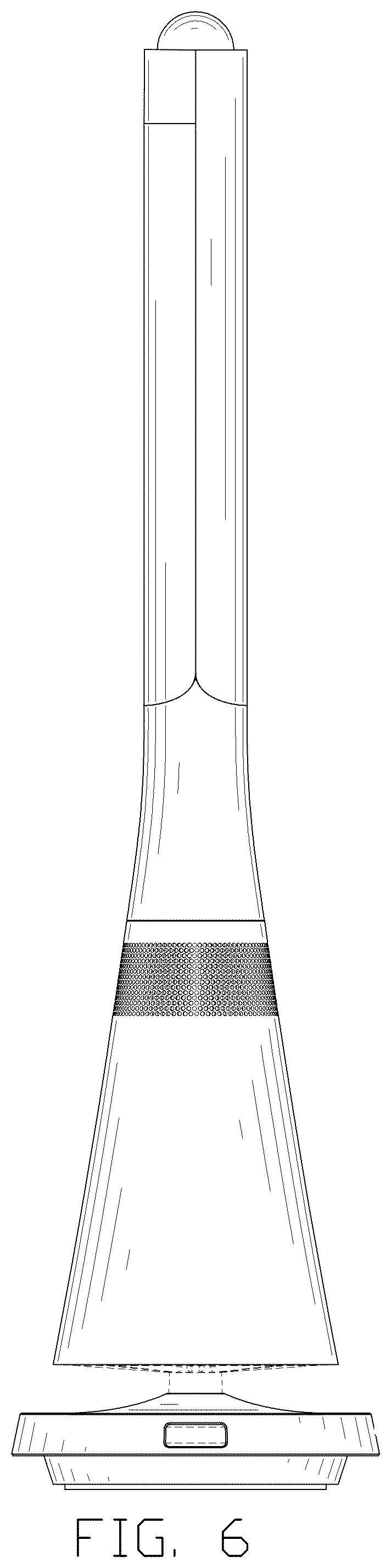 Patent USD1125110 Figure 6 – Speaker lamp