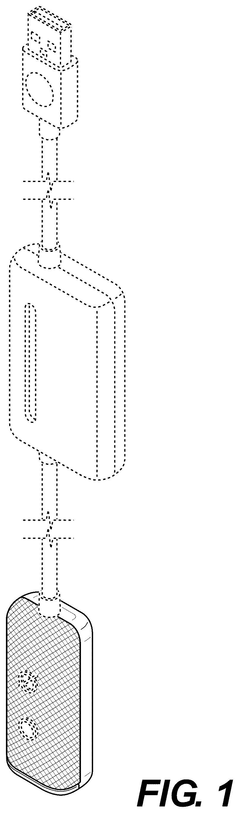 Patent USD1125111 Figure 1 – Portable input/output device