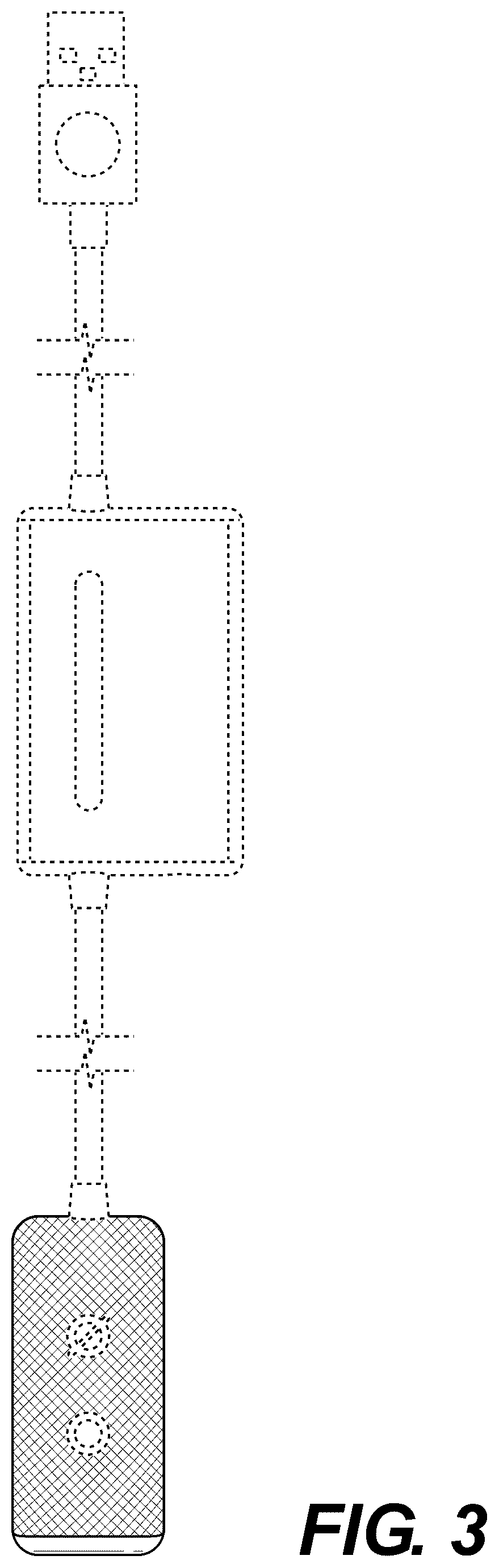 Patent USD1125111 Figure 3 – Portable input/output device