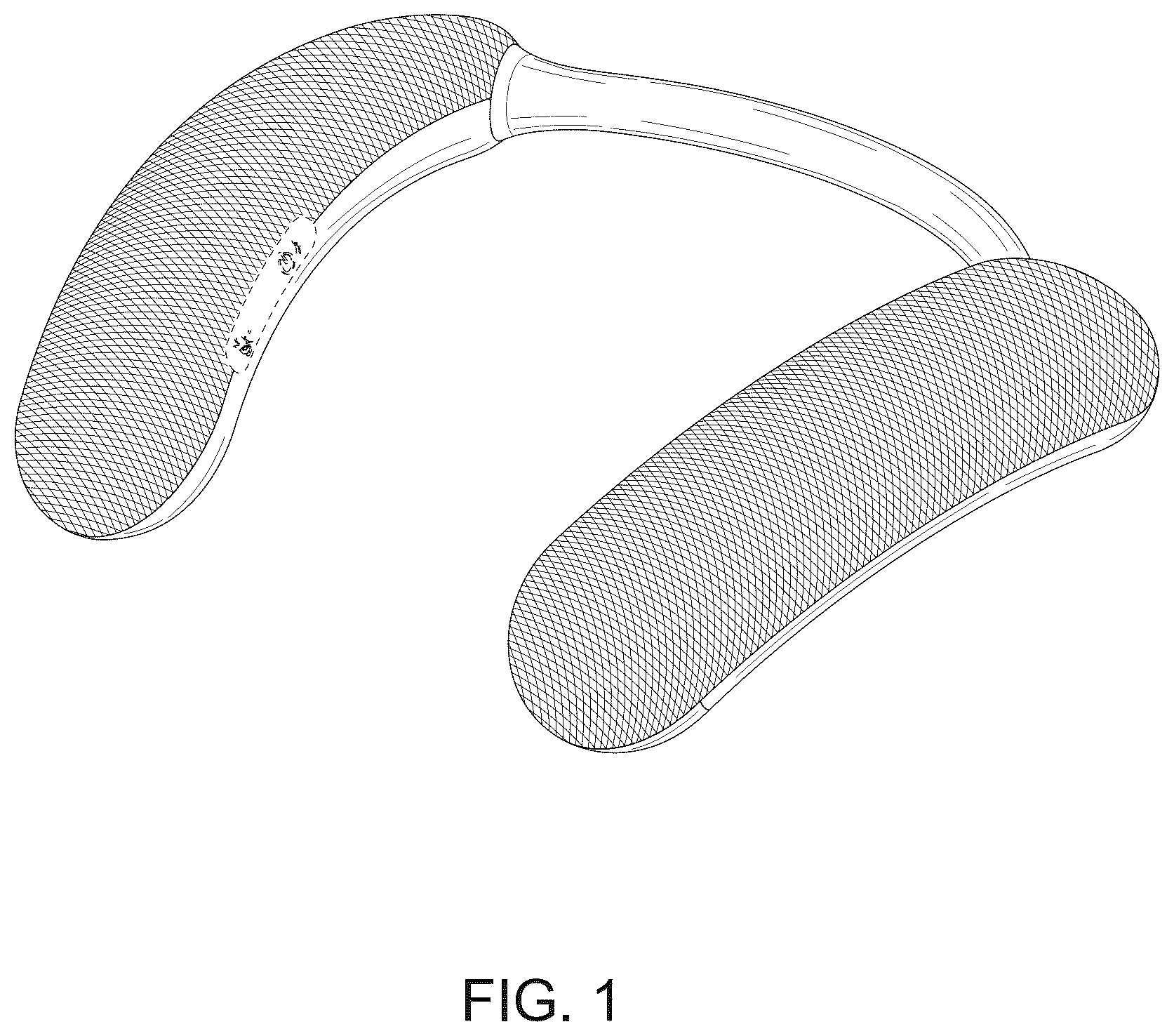 Patent USD1125113 — Wearable speaker — Figure 1