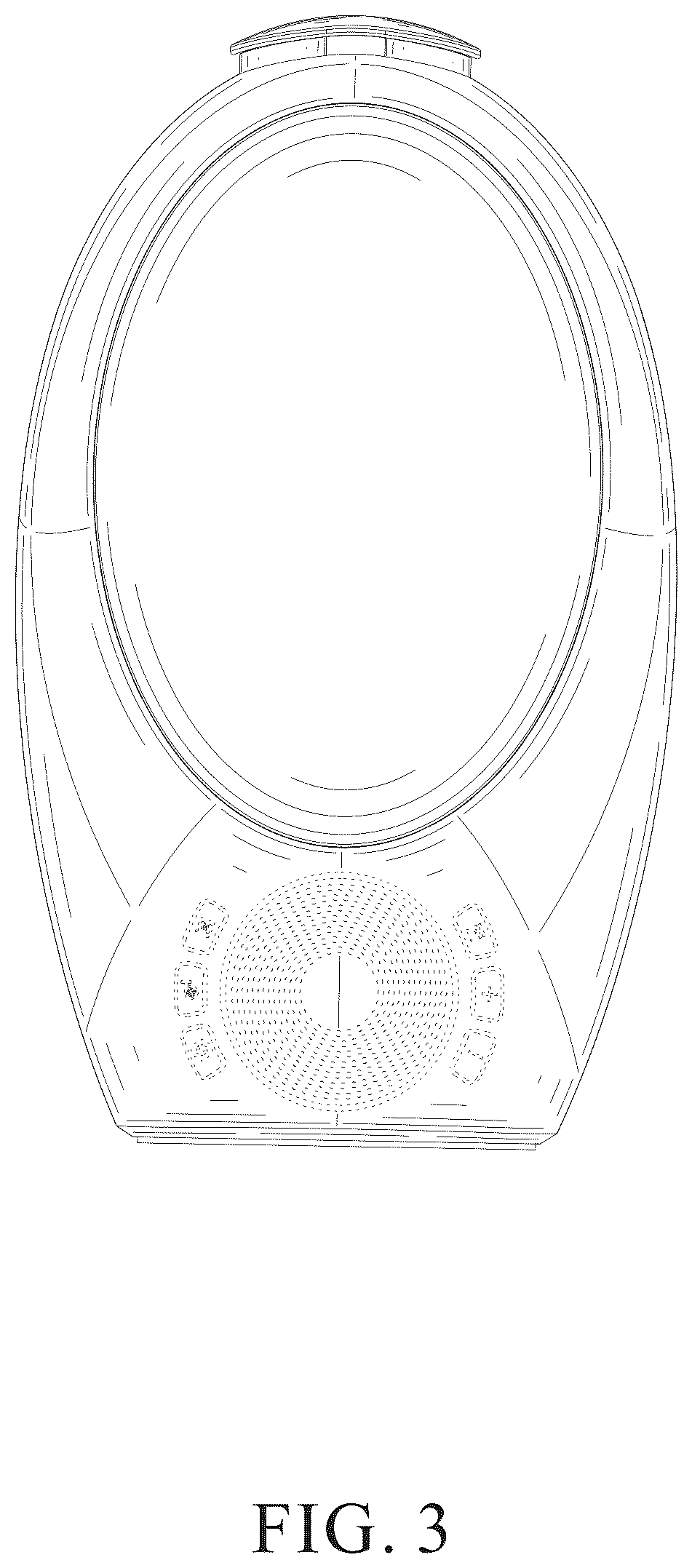 Patent USD1125114 Figure 3 – Speaker