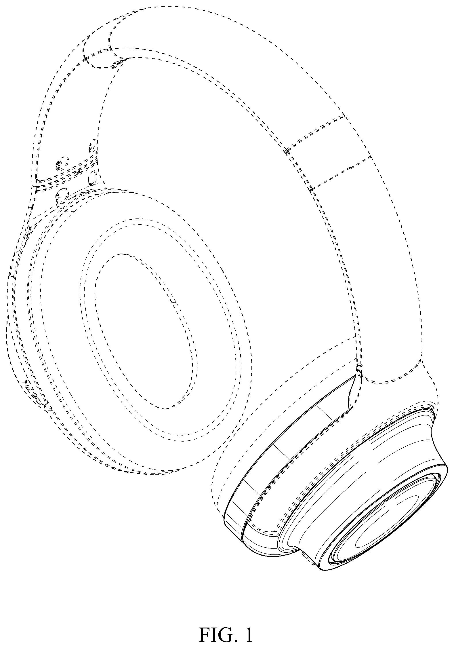 Patent USD1125115 Figure 1 – Headphone