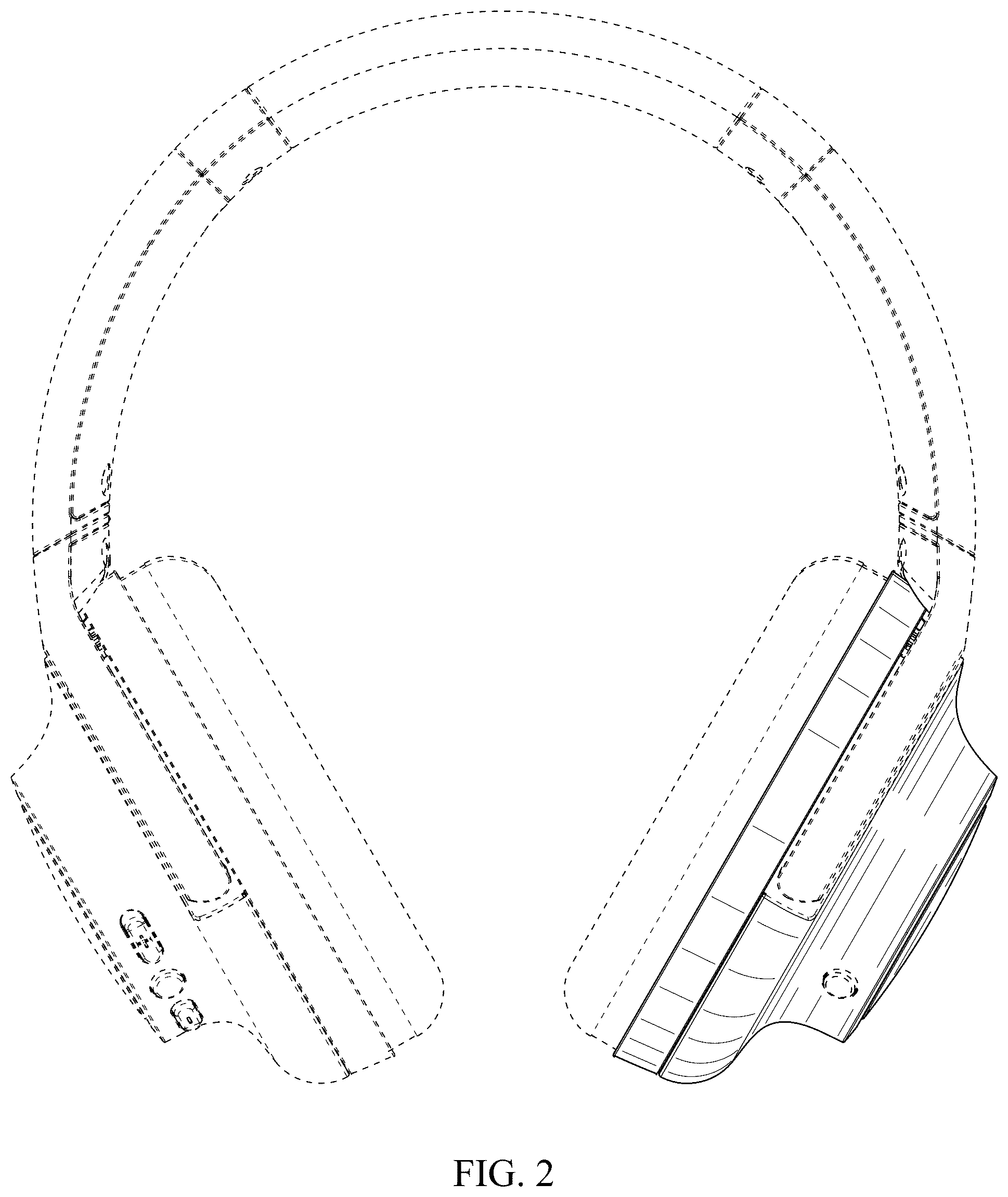 Patent USD1125115 Figure 2 – Headphone