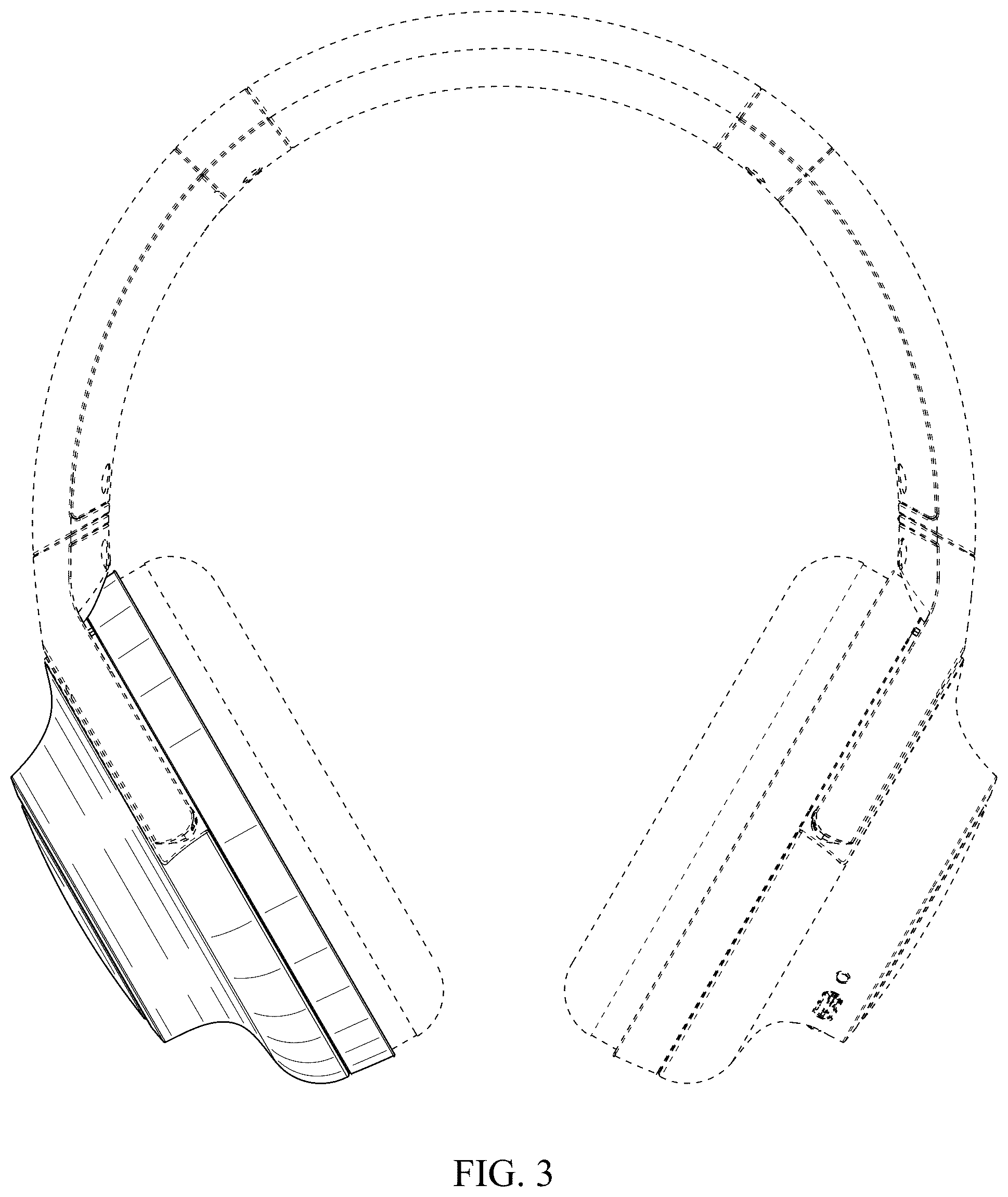 Patent USD1125115 Figure 3 – Headphone