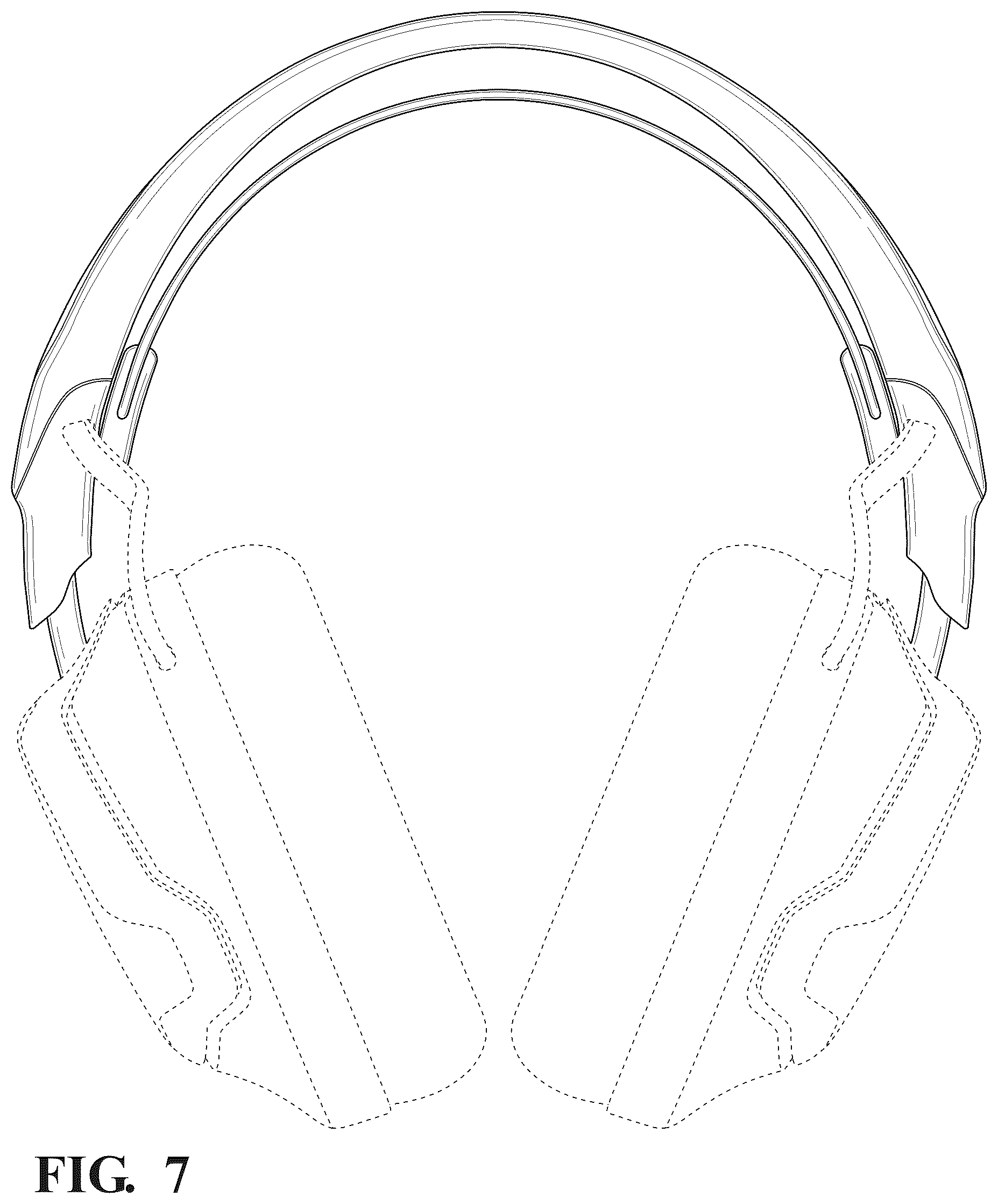 Patent USD1125116 Figure 5 – Headphone