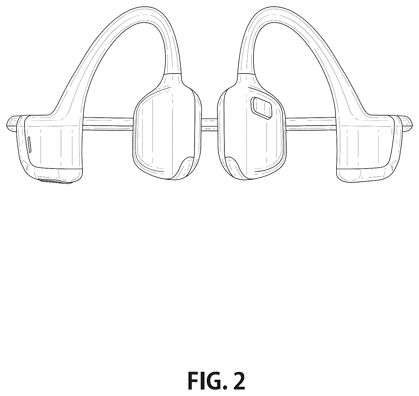 Patent USD1125117 Figure 2 – Headphone