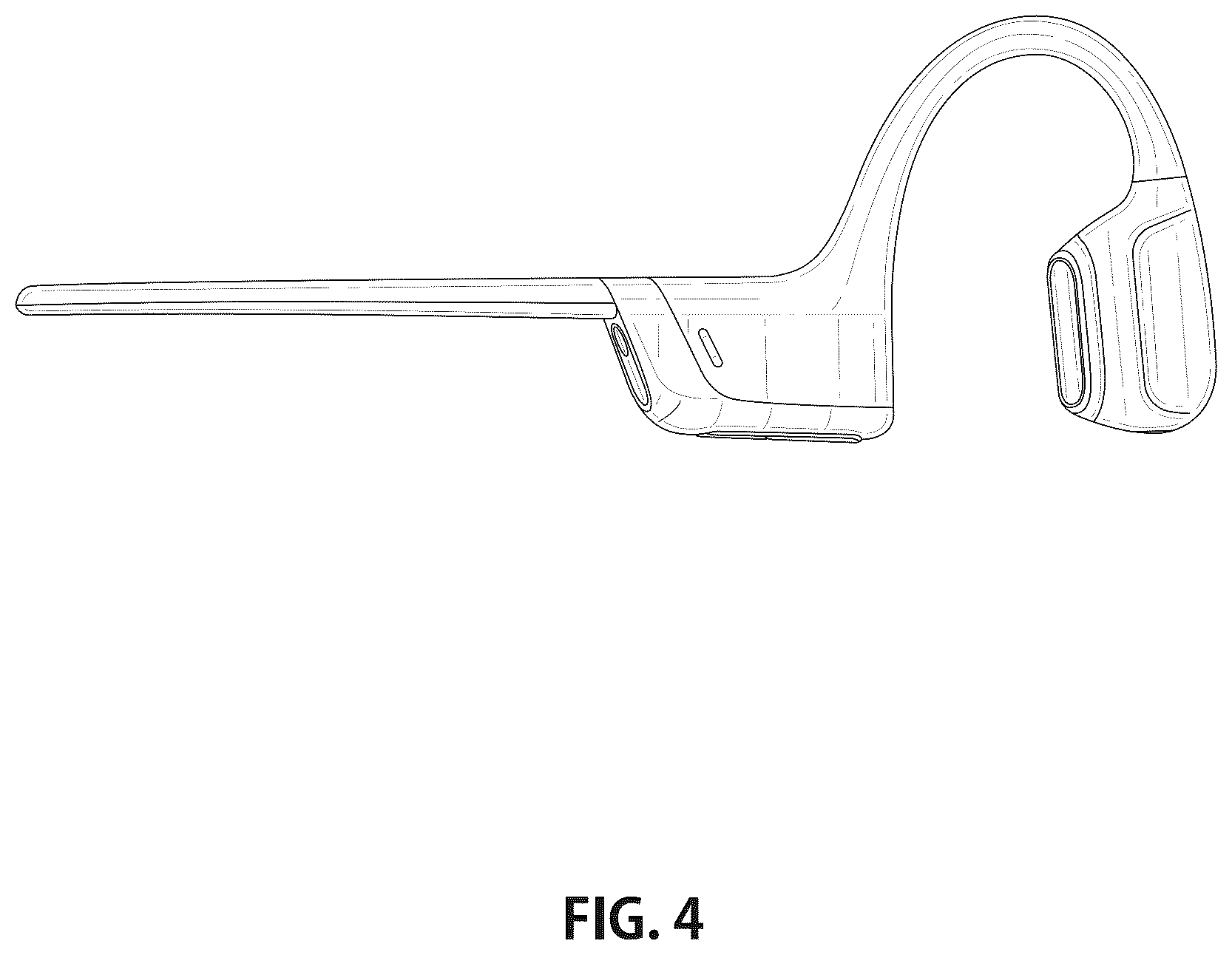 Patent USD1125117 Figure 4 – Headphone