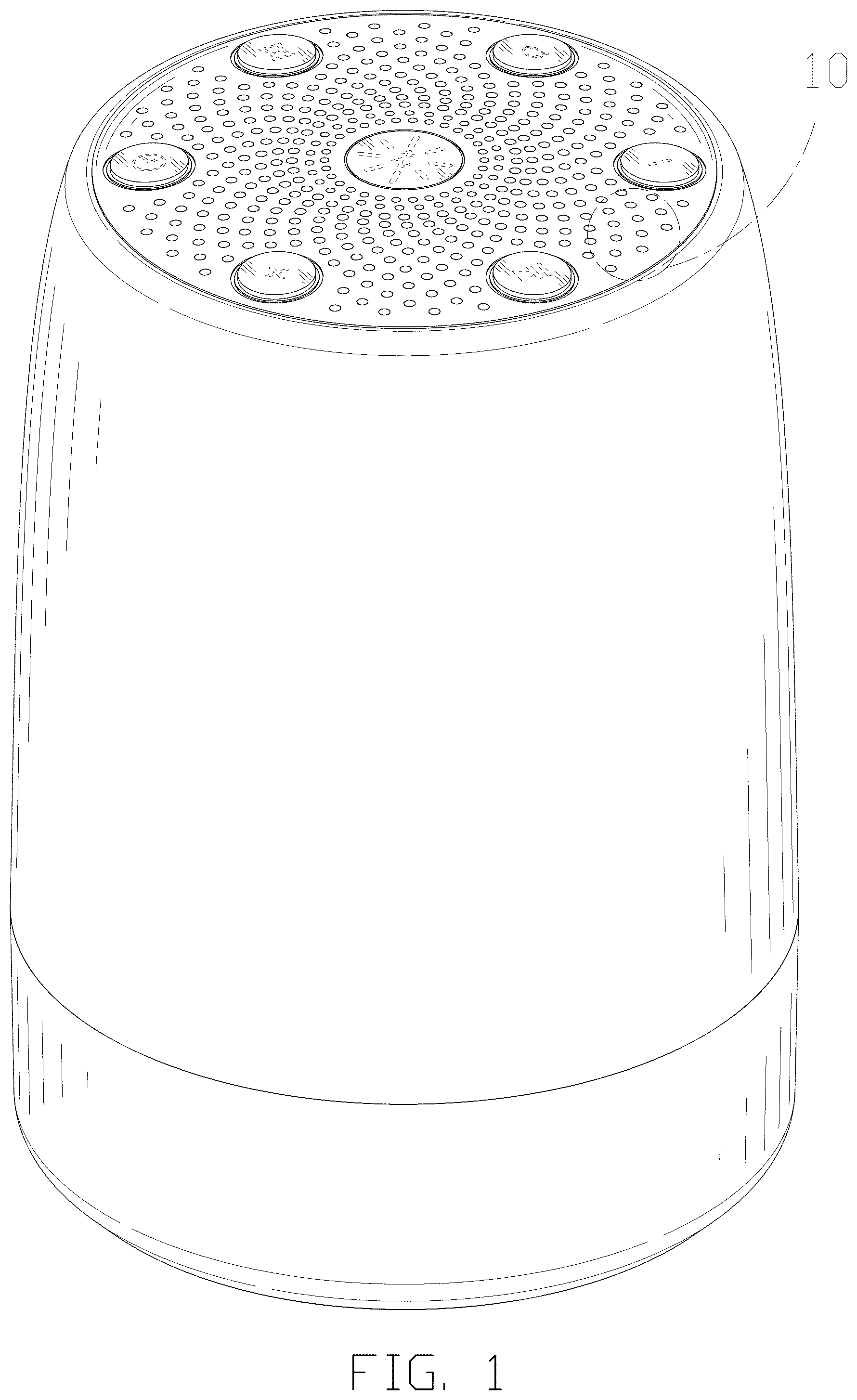 Patent USD1125121 Figure 1 – White noise machine