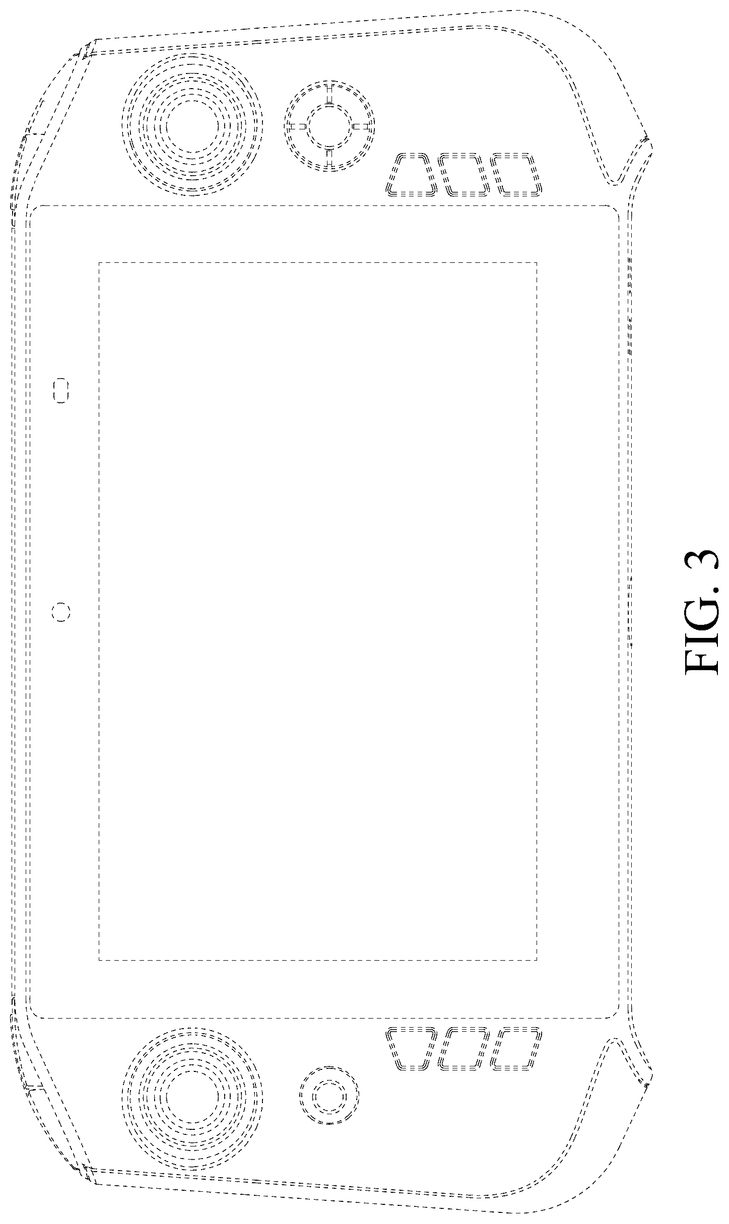 Patent USD1125123 Figure 3 – Remote control