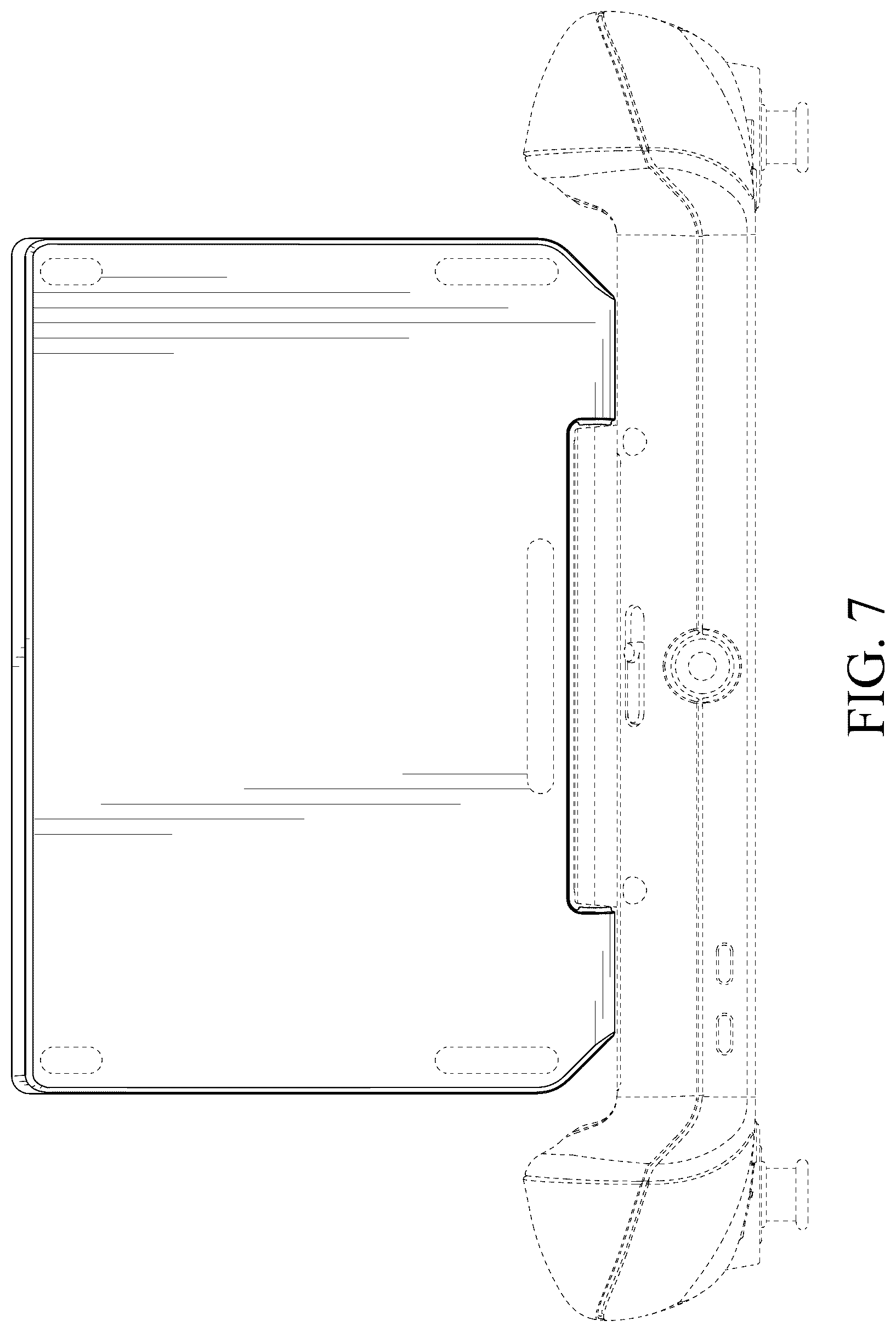 Patent USD1125123 Figure 7 – Remote control