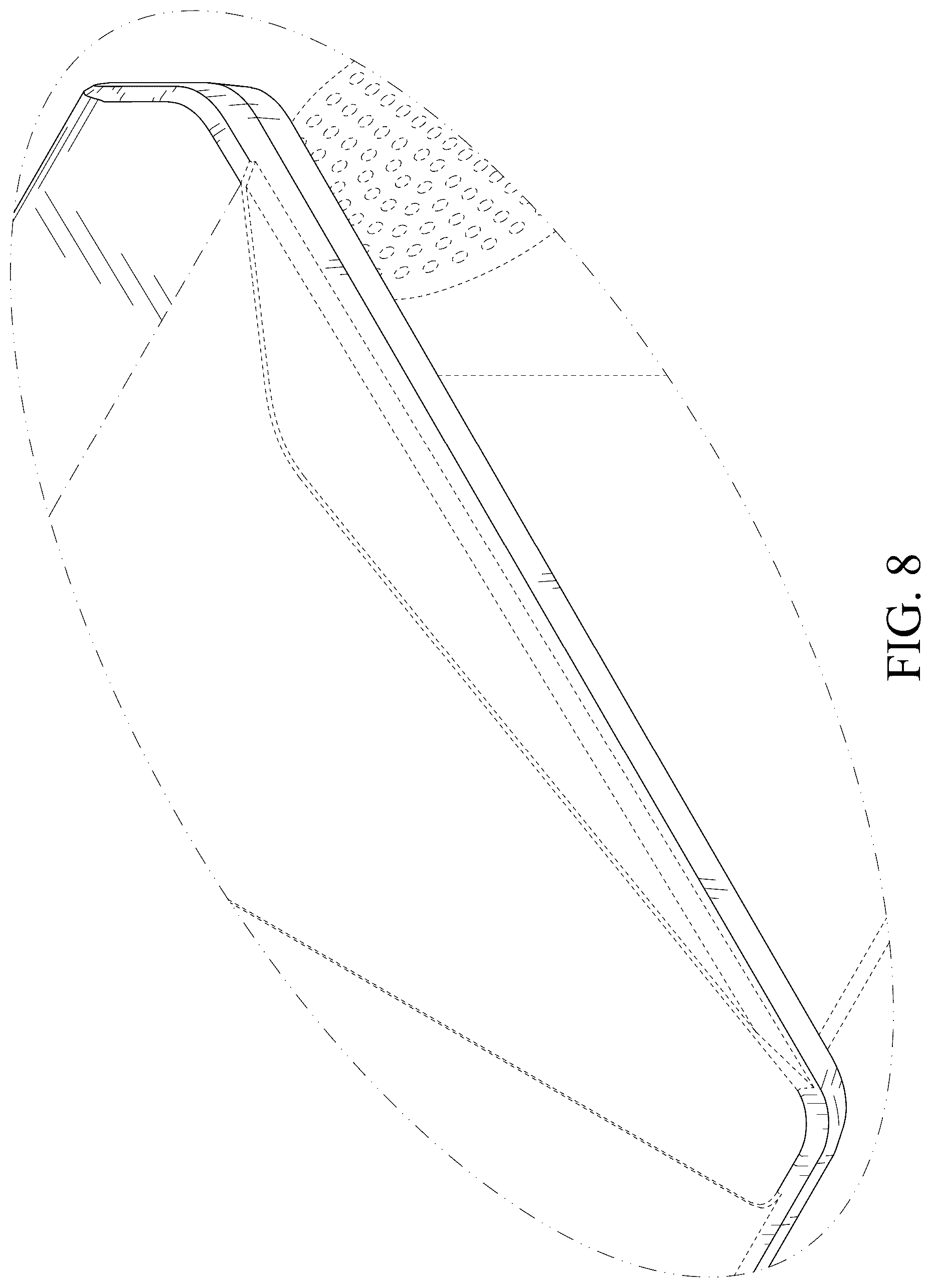 Patent USD1125123 Figure 8 – Remote control