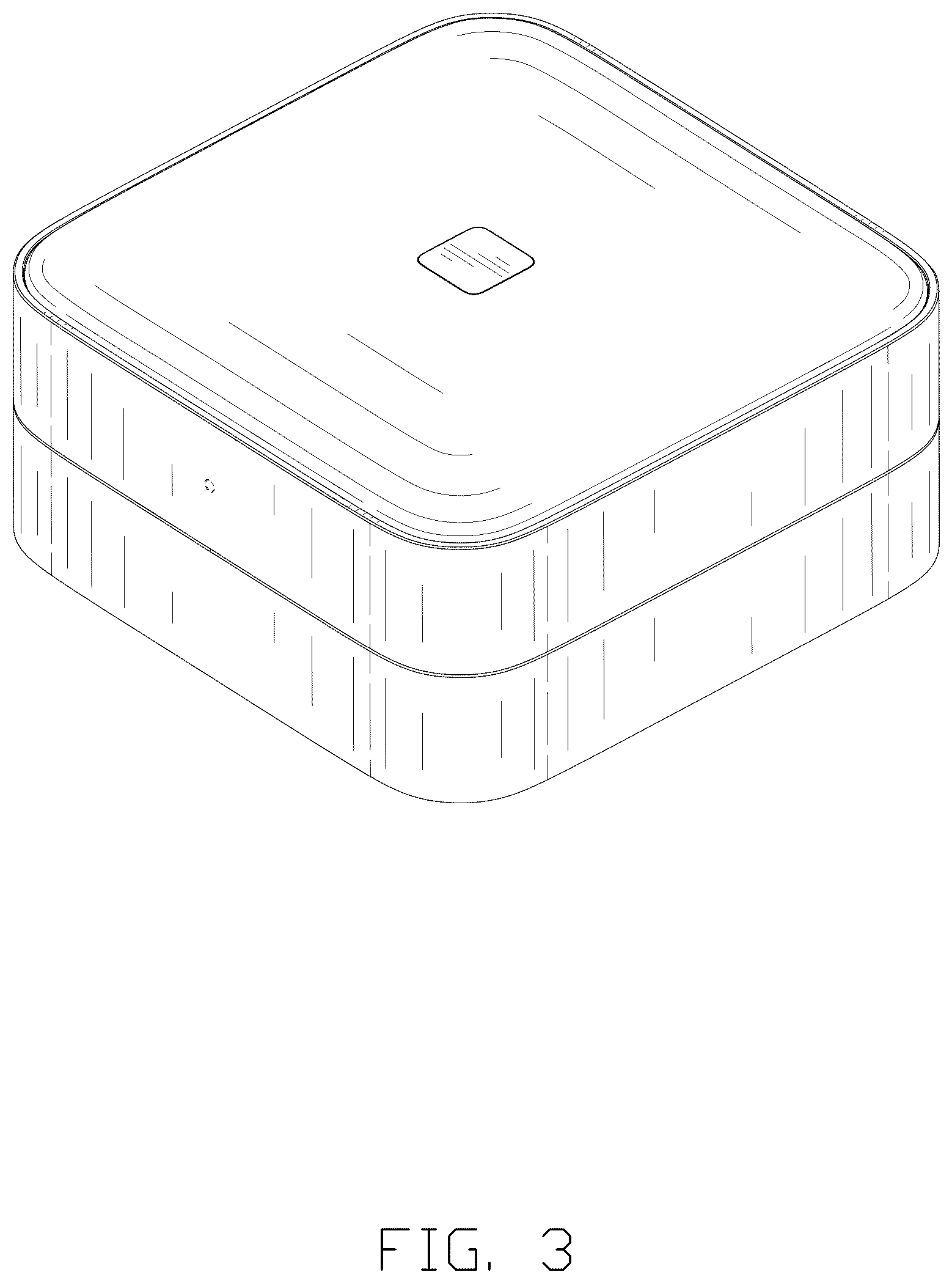 Patent USD1125124 Figure 3 – Combined earphones with charging case