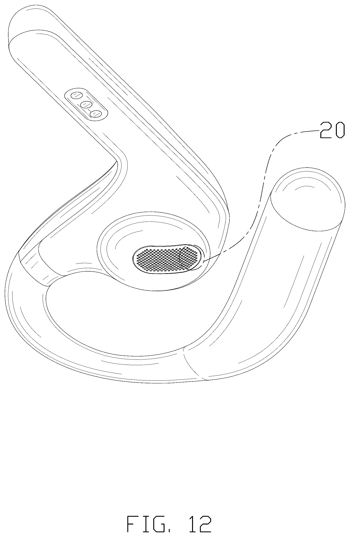 Patent USD1125124 Figure 12 – Combined earphones with charging case