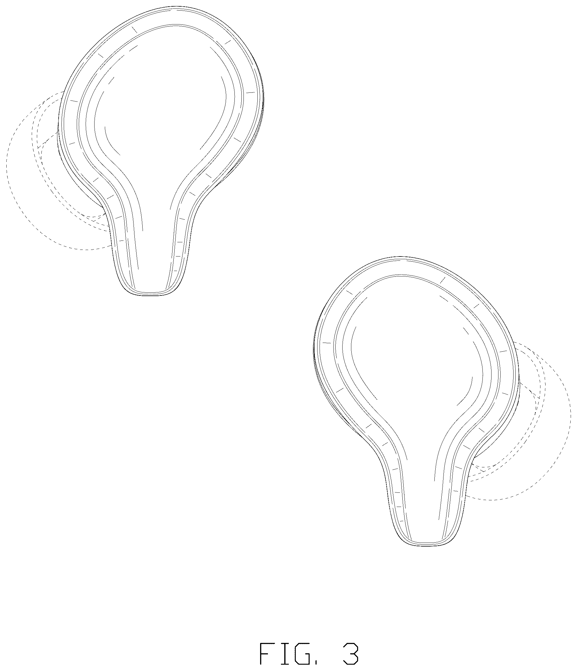Patent USD1125125 Figure 3 – Set of earphones and charging case