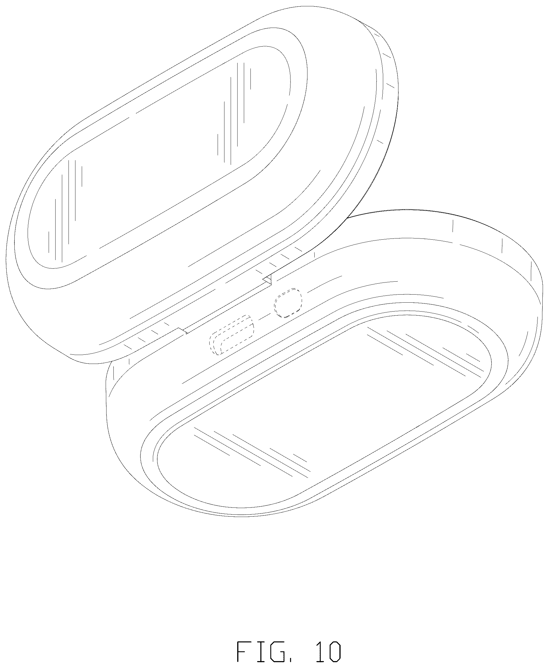 Patent USD1125125 Figure 10 – Set of earphones and charging case