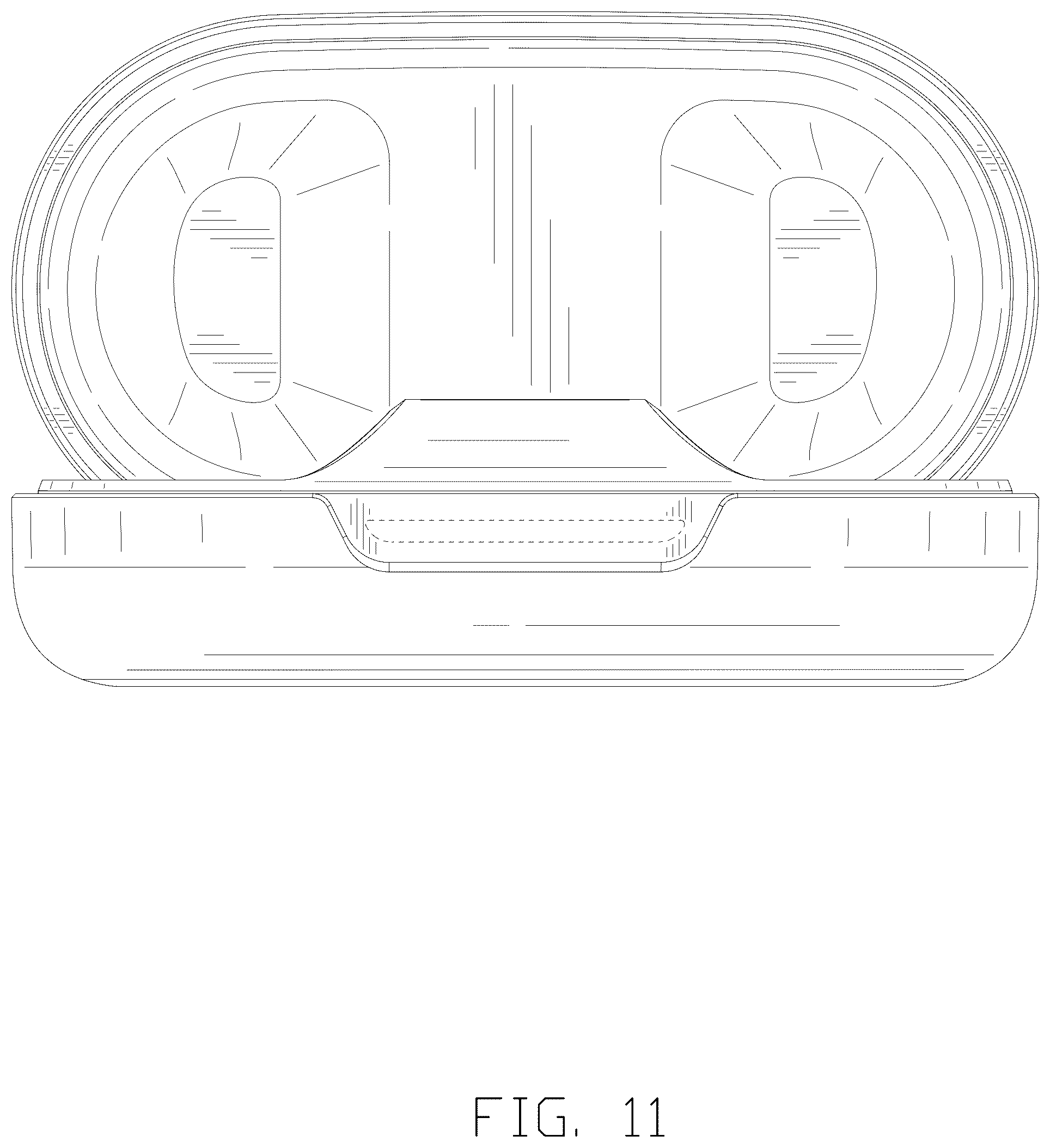 Patent USD1125125 Figure 11 – Set of earphones and charging case