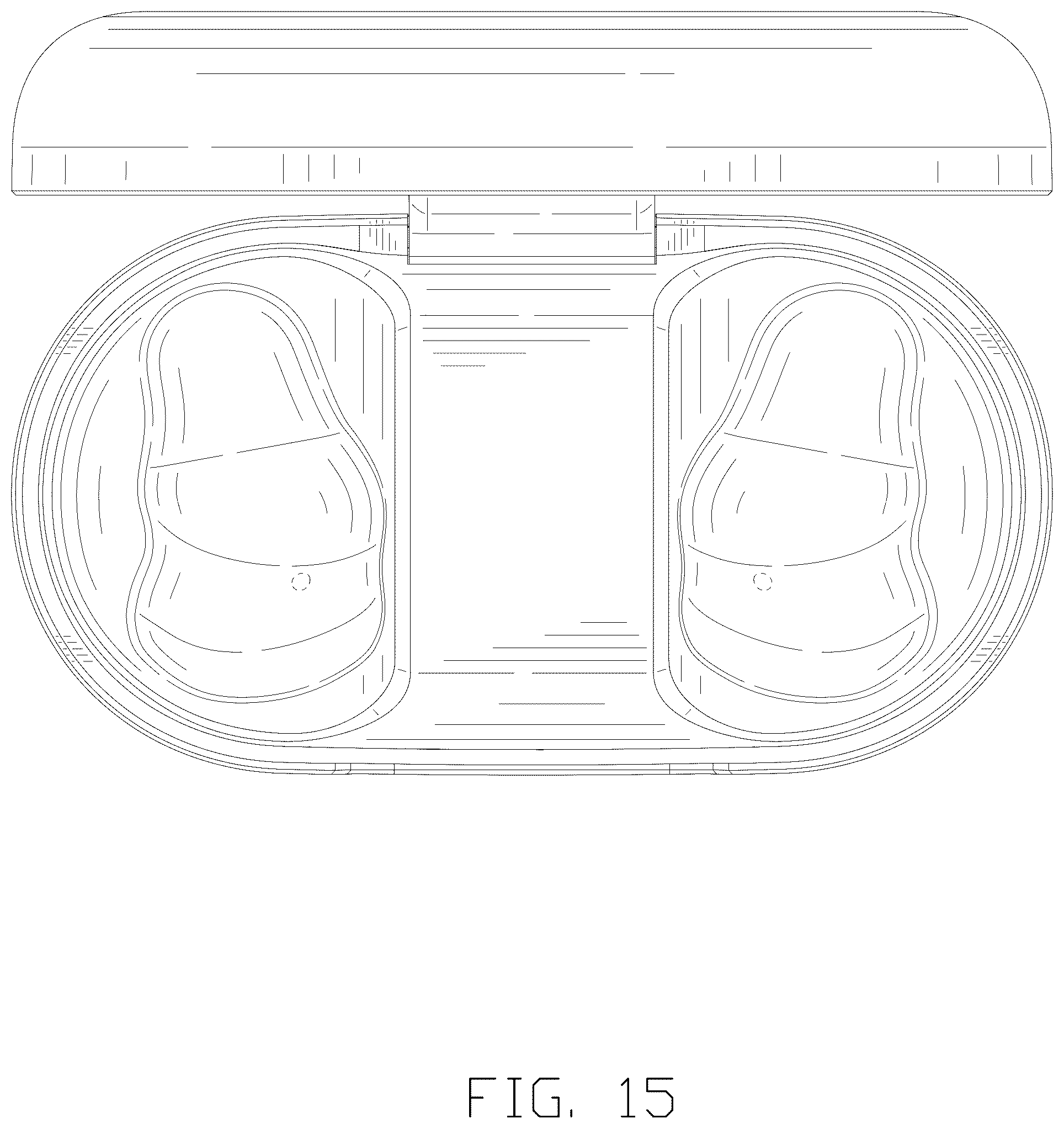 Patent USD1125125 Figure 15 – Set of earphones and charging case