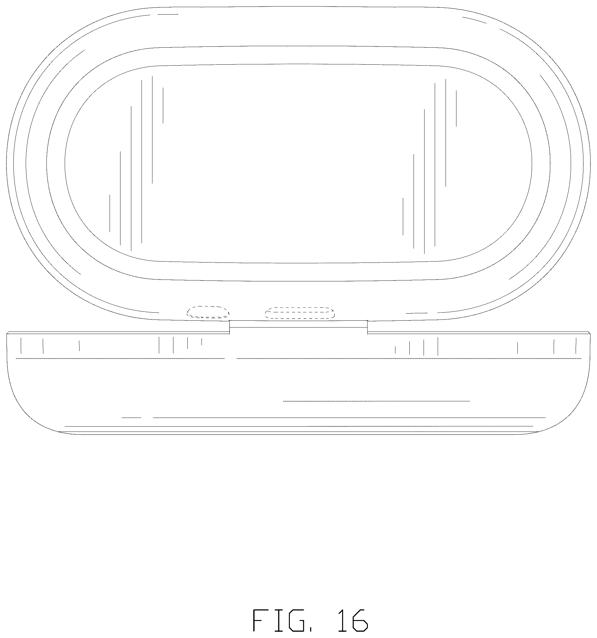Patent USD1125125 Figure 16 – Set of earphones and charging case