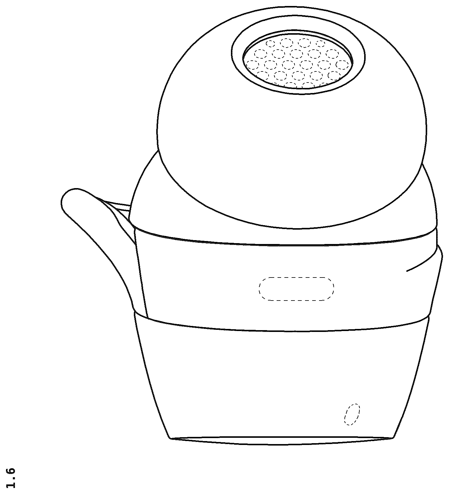 Patent USD1125126 Figure 6 – Wireless earbud