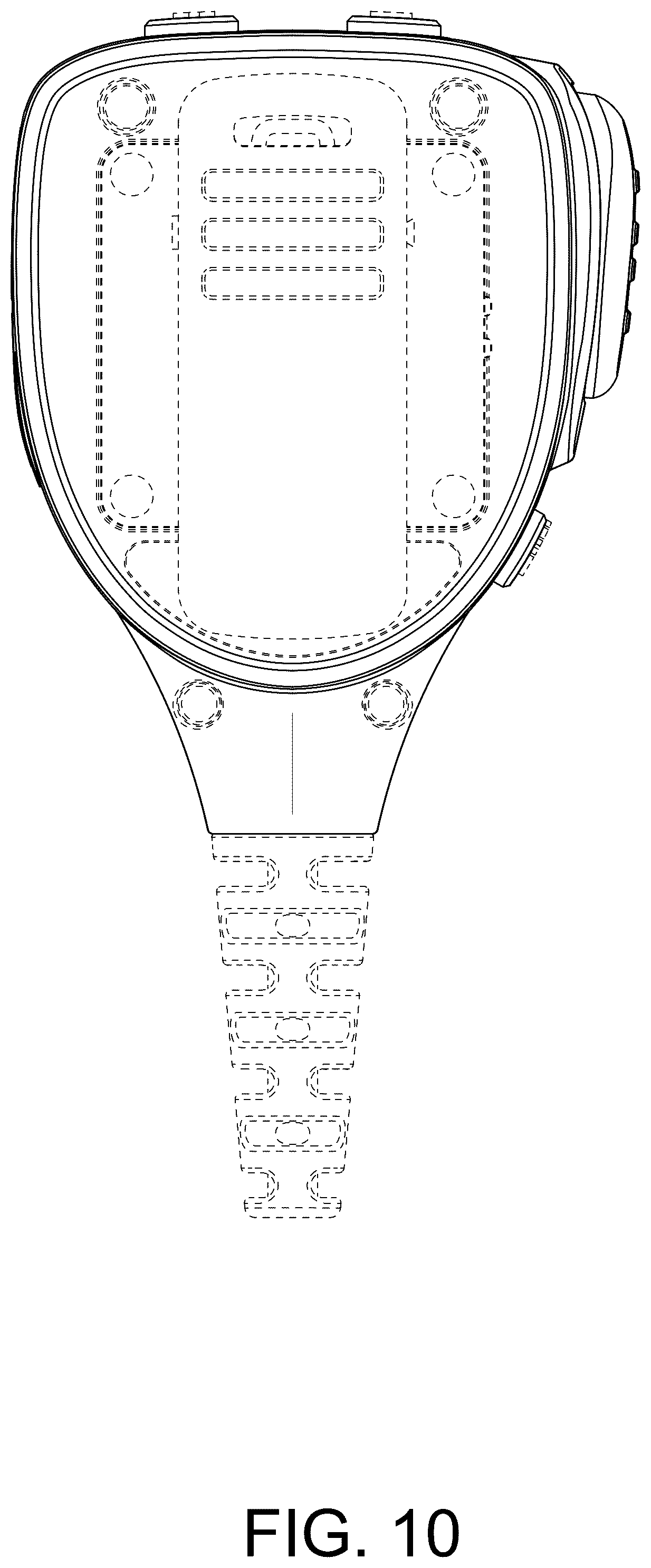 Patent USD1125127 Figure 10 – Handheld microphone or speaker