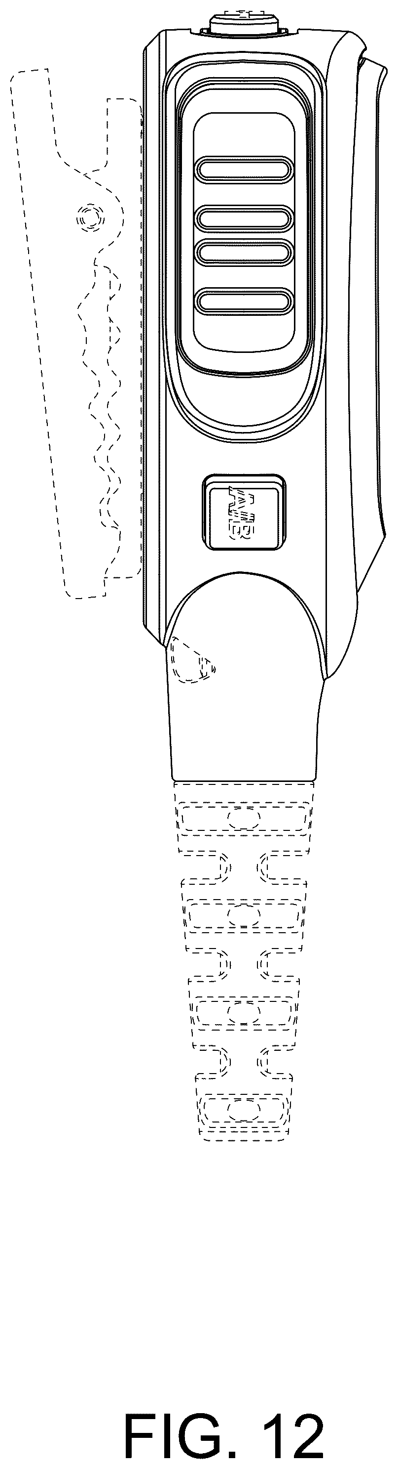 Patent USD1125127 Figure 12 – Handheld microphone or speaker