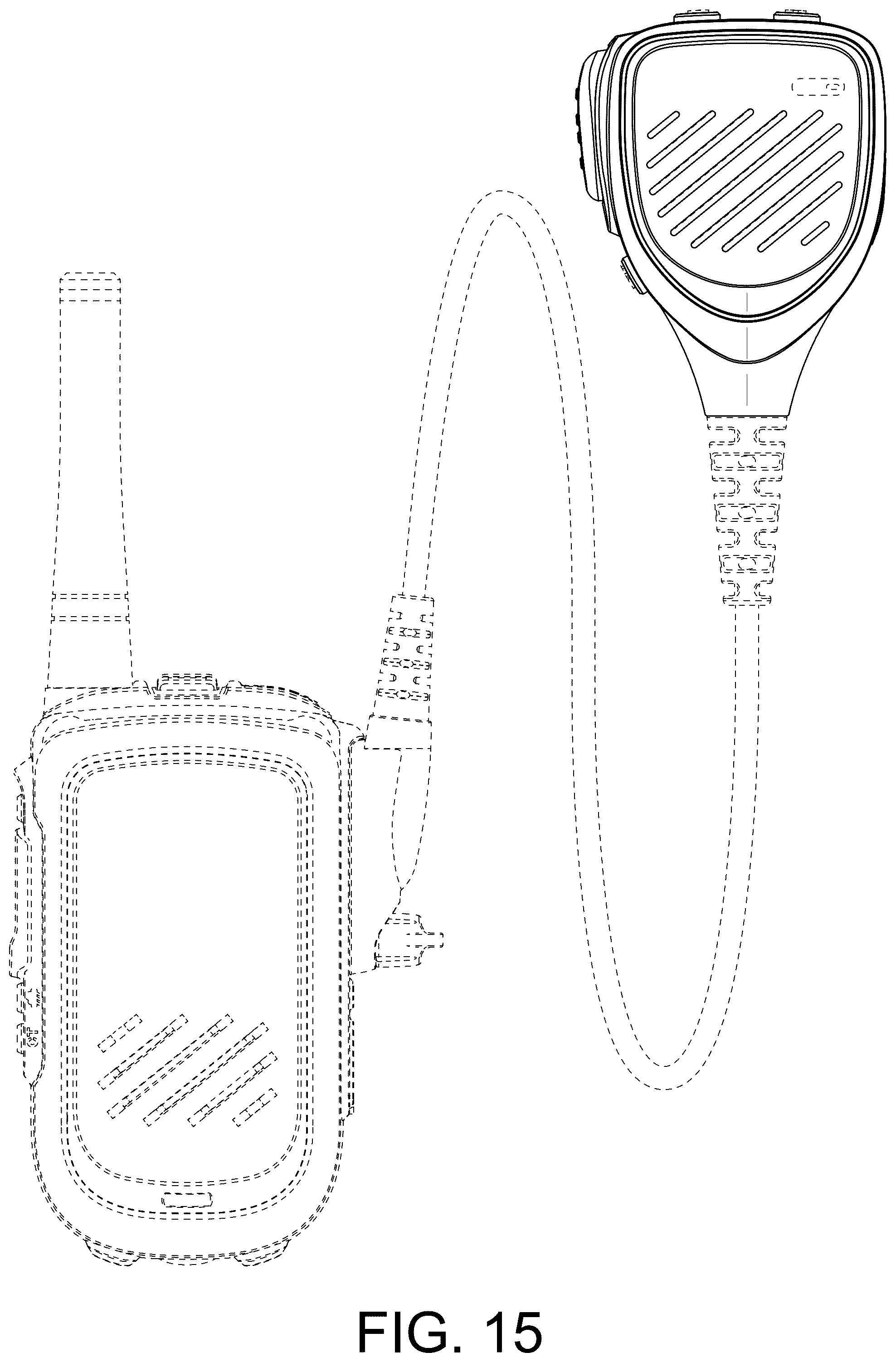 Patent USD1125127 Figure 15 – Handheld microphone or speaker