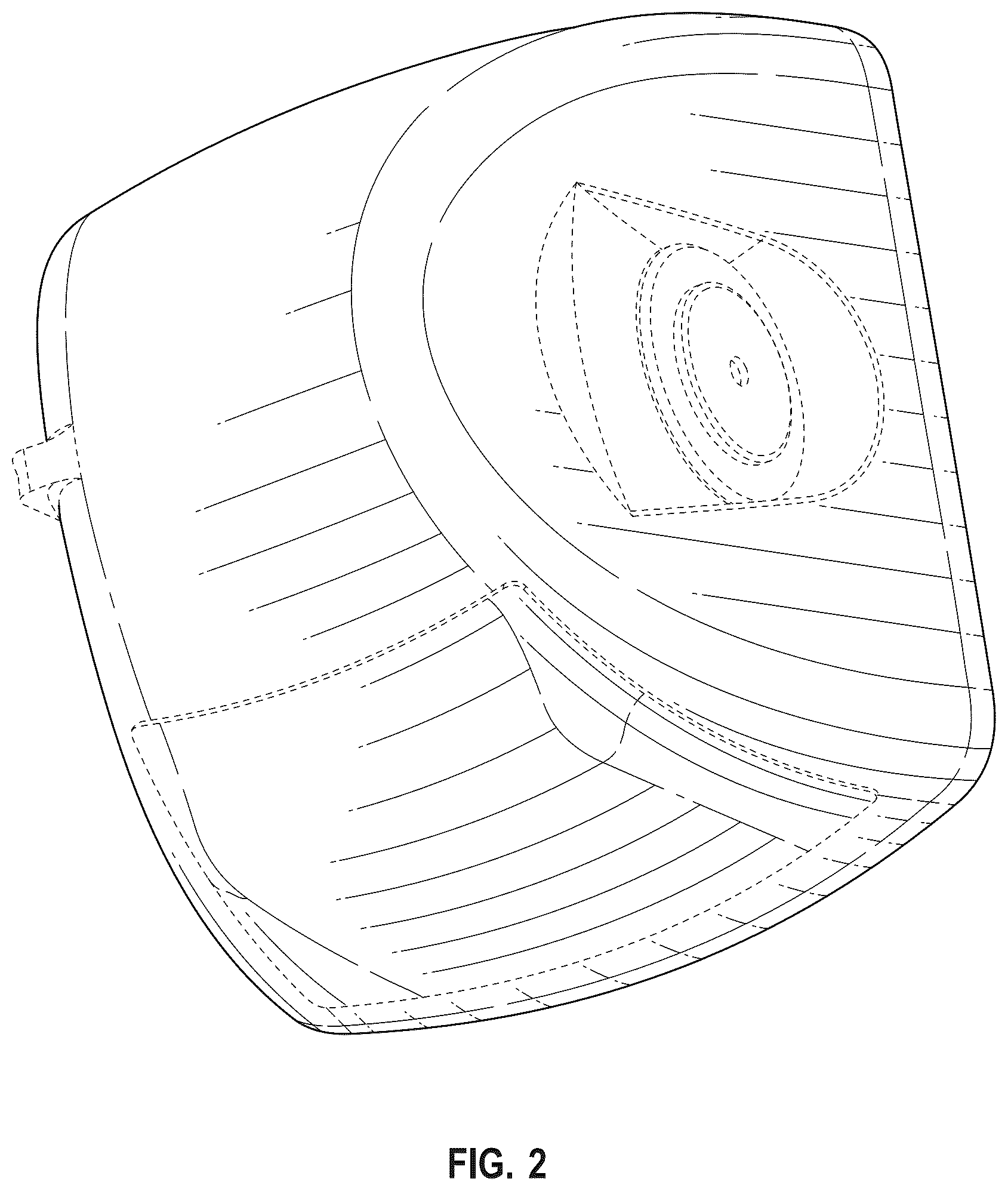 Patent USD1125132 Figure 2 – Access point antenna housing