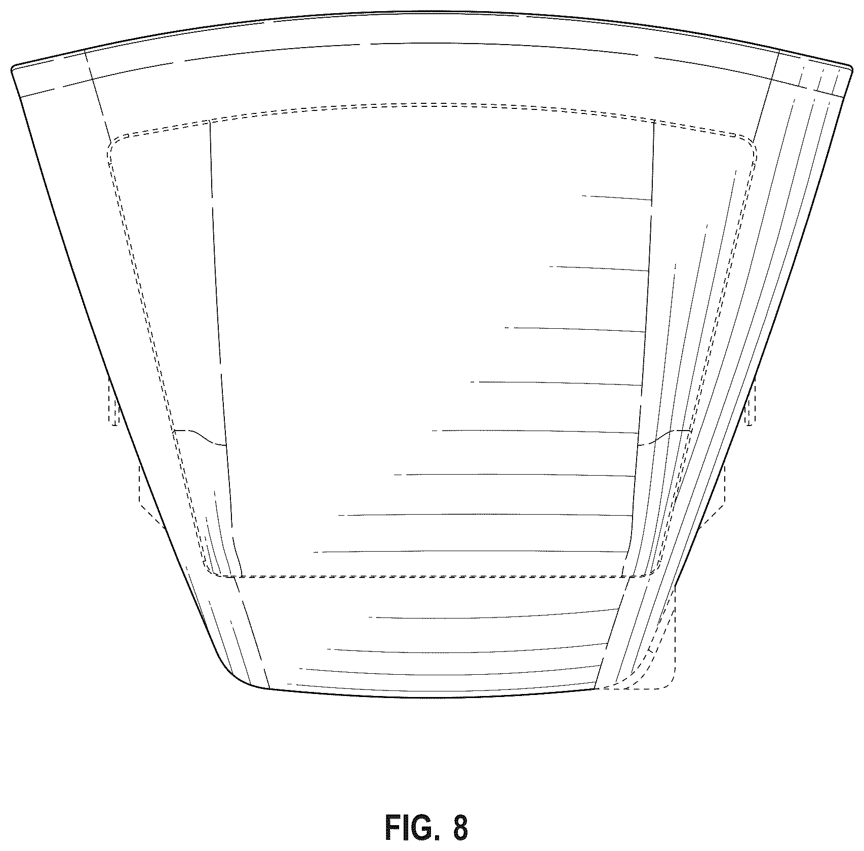 Patent USD1125132 Figure 8 – Access point antenna housing