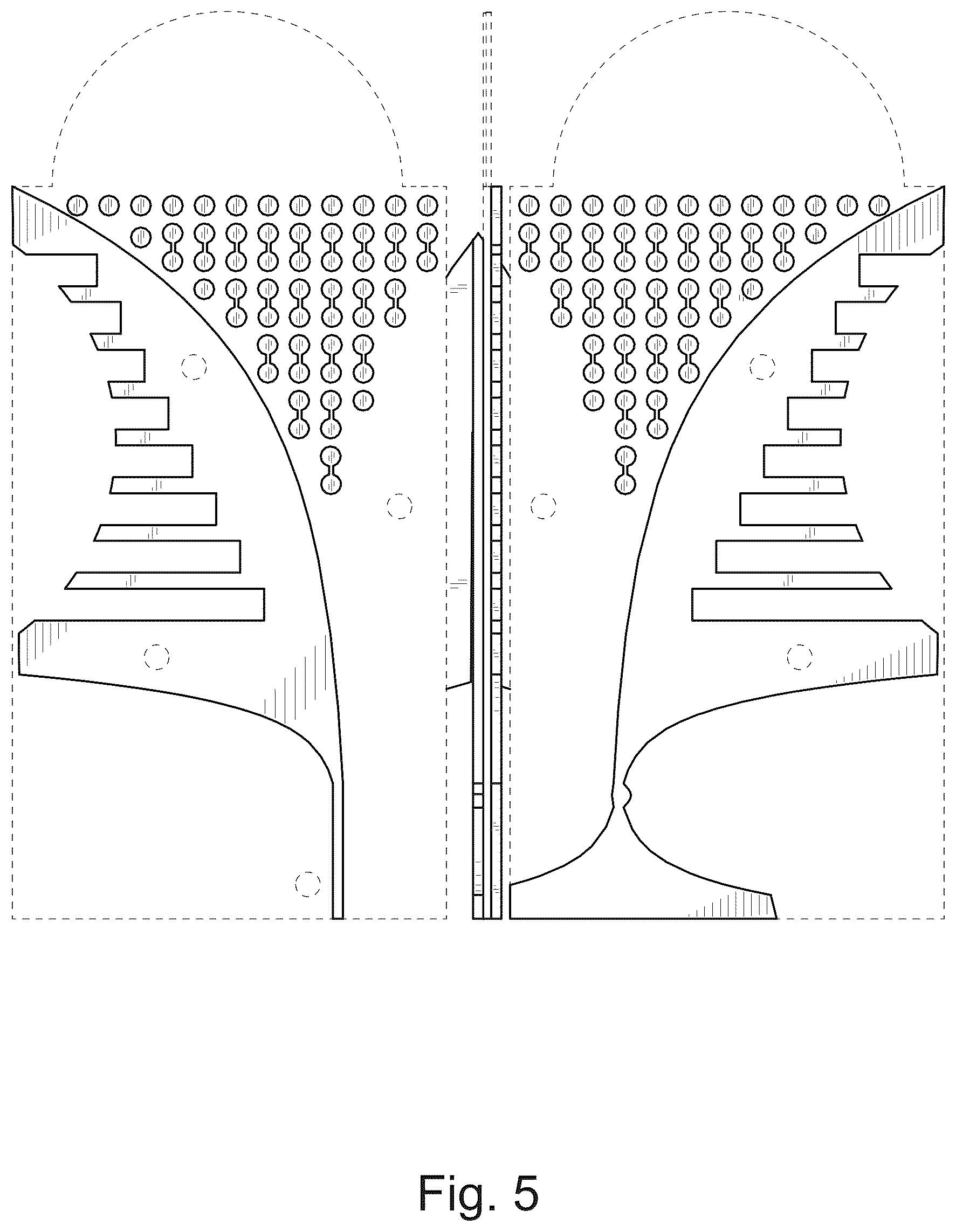 Patent USD1125133 Figure 5 – Dual-polarized antenna