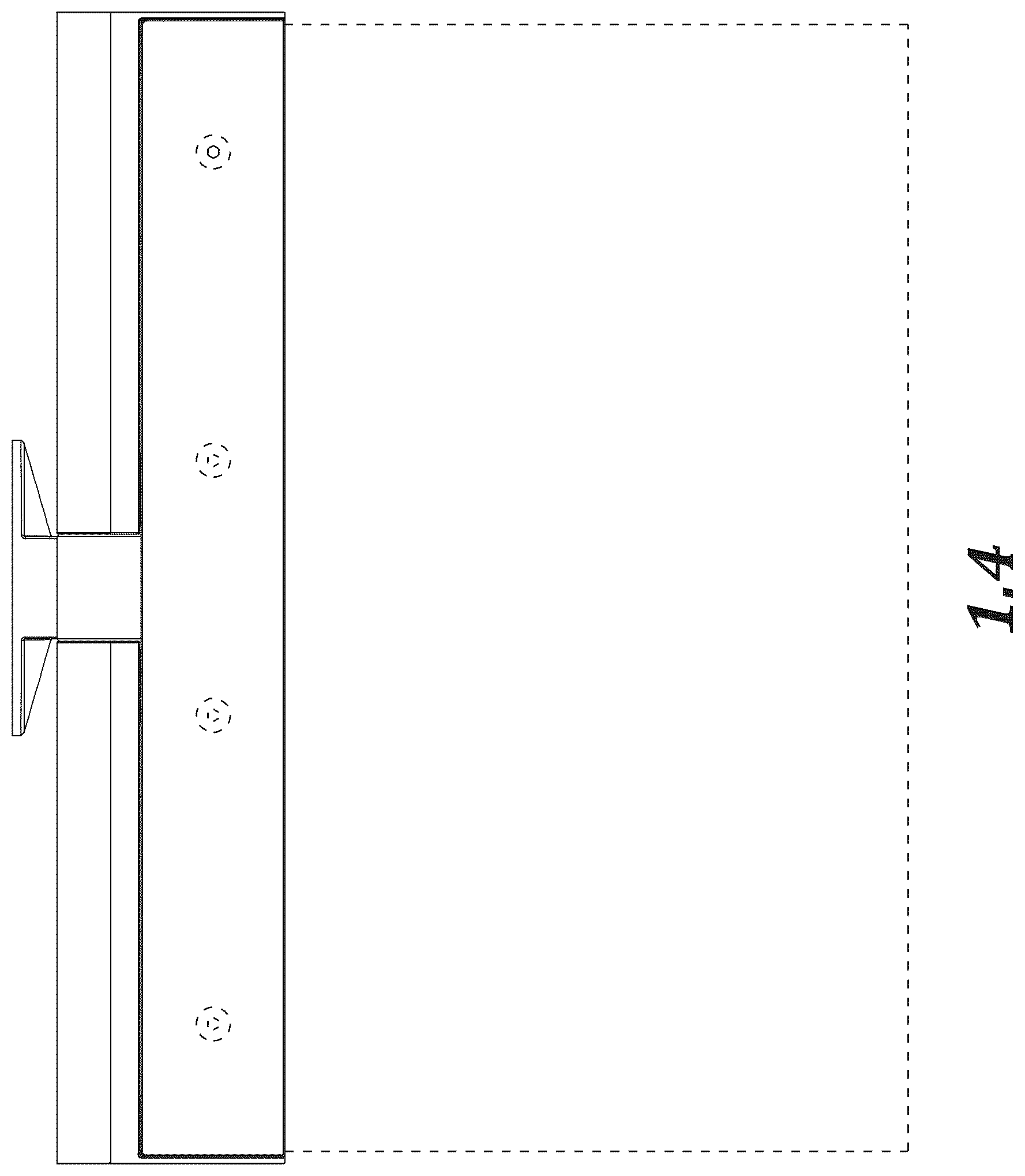 Patent USD1125134 Figure 4 – Antenna bracket