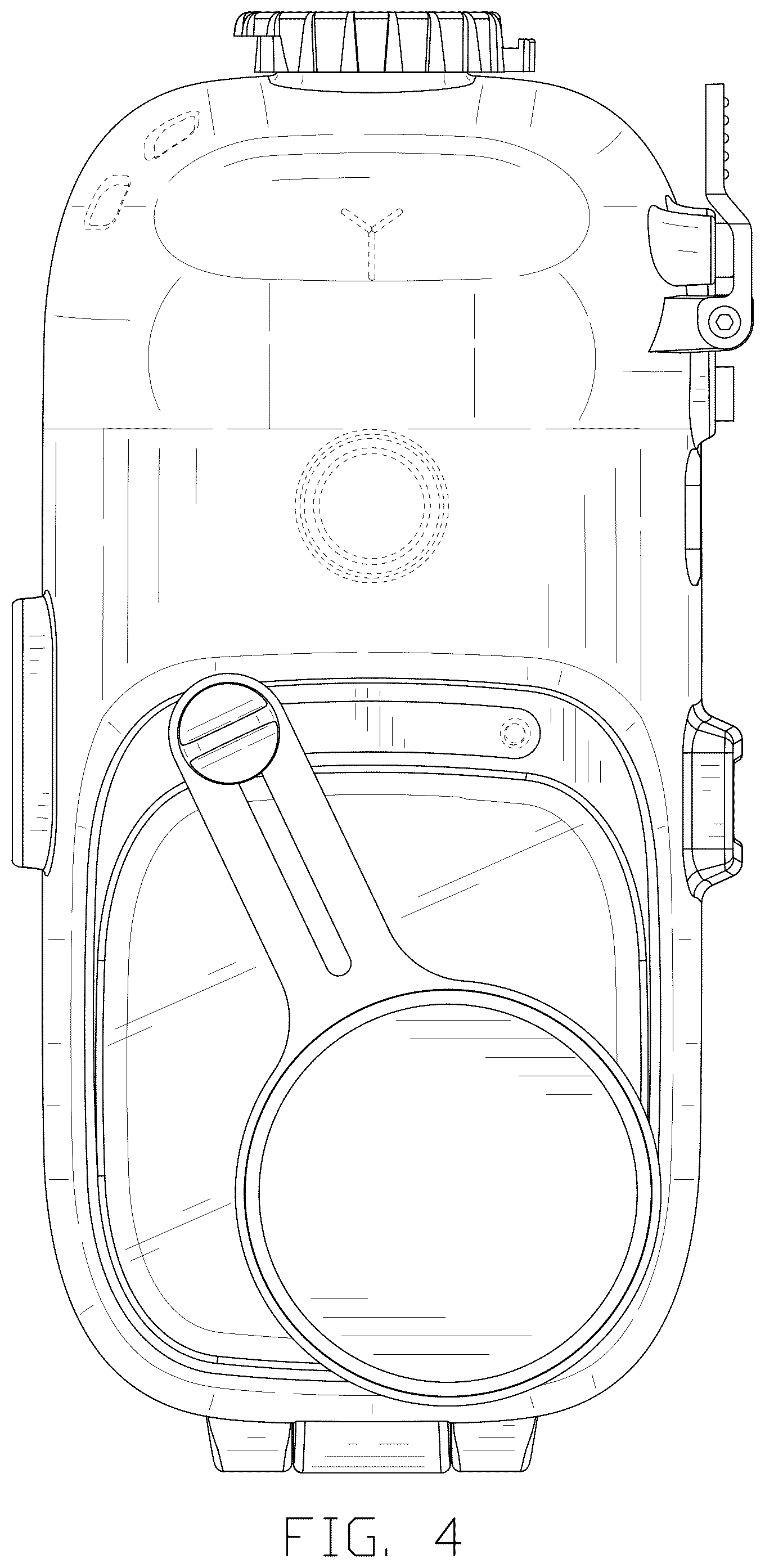 Patent USD1125135 Figure 4 – Phone case for diving