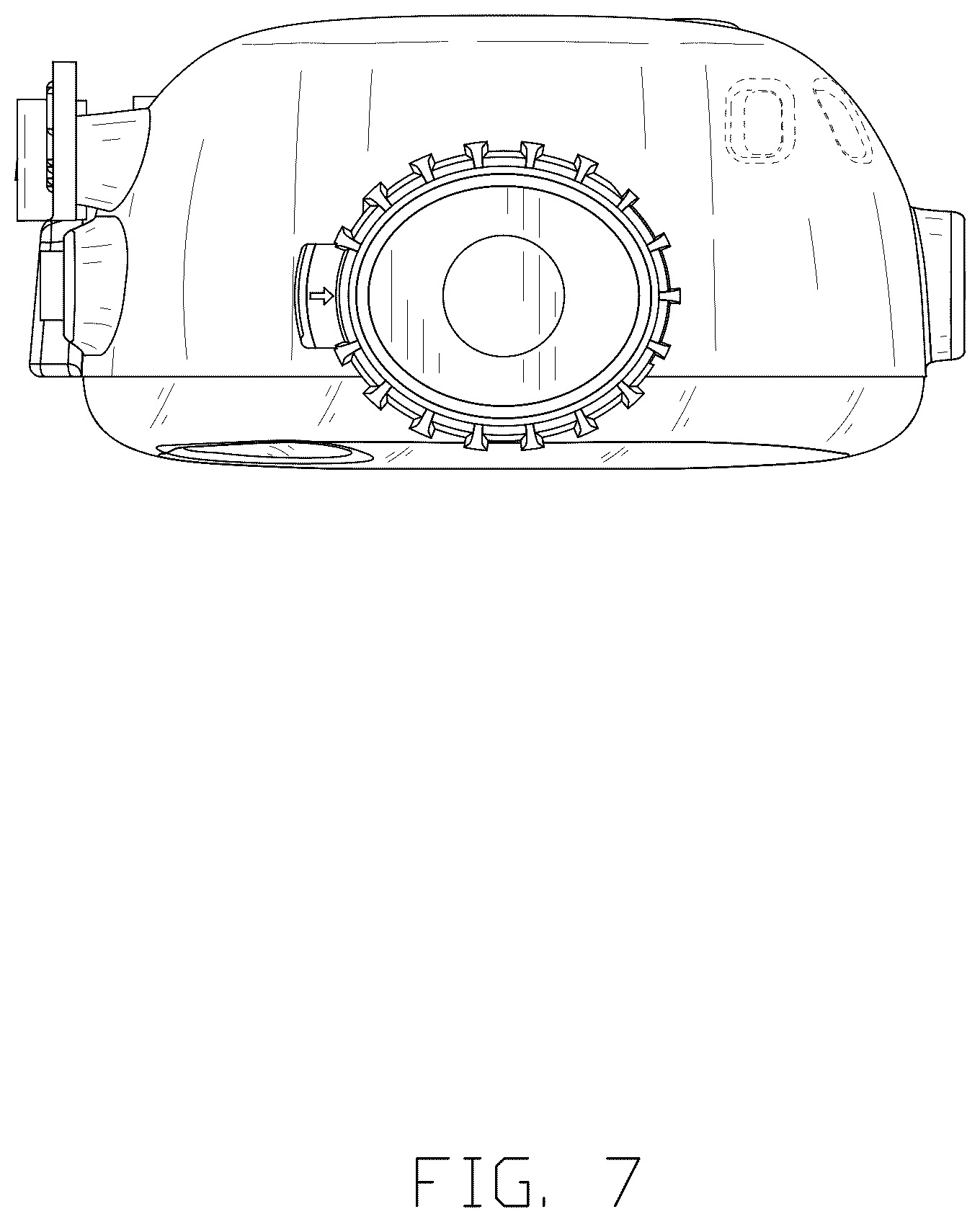 Patent USD1125135 Figure 7 – Phone case for diving