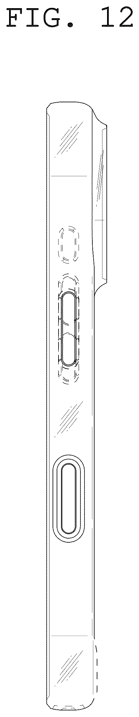 Patent USD1125136 Figure 12 – Case for electronic communications device
