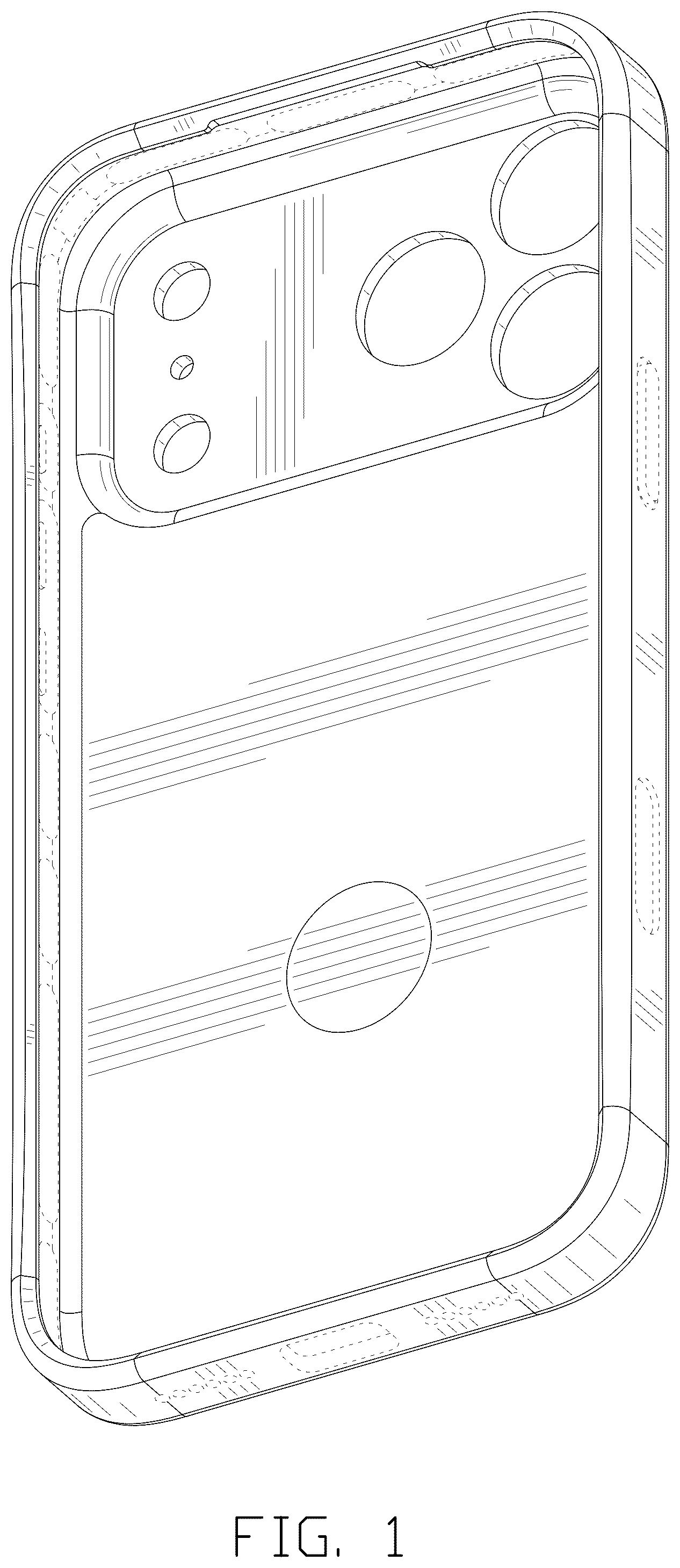 Patent USD1125137 Figure 1 – Phone case