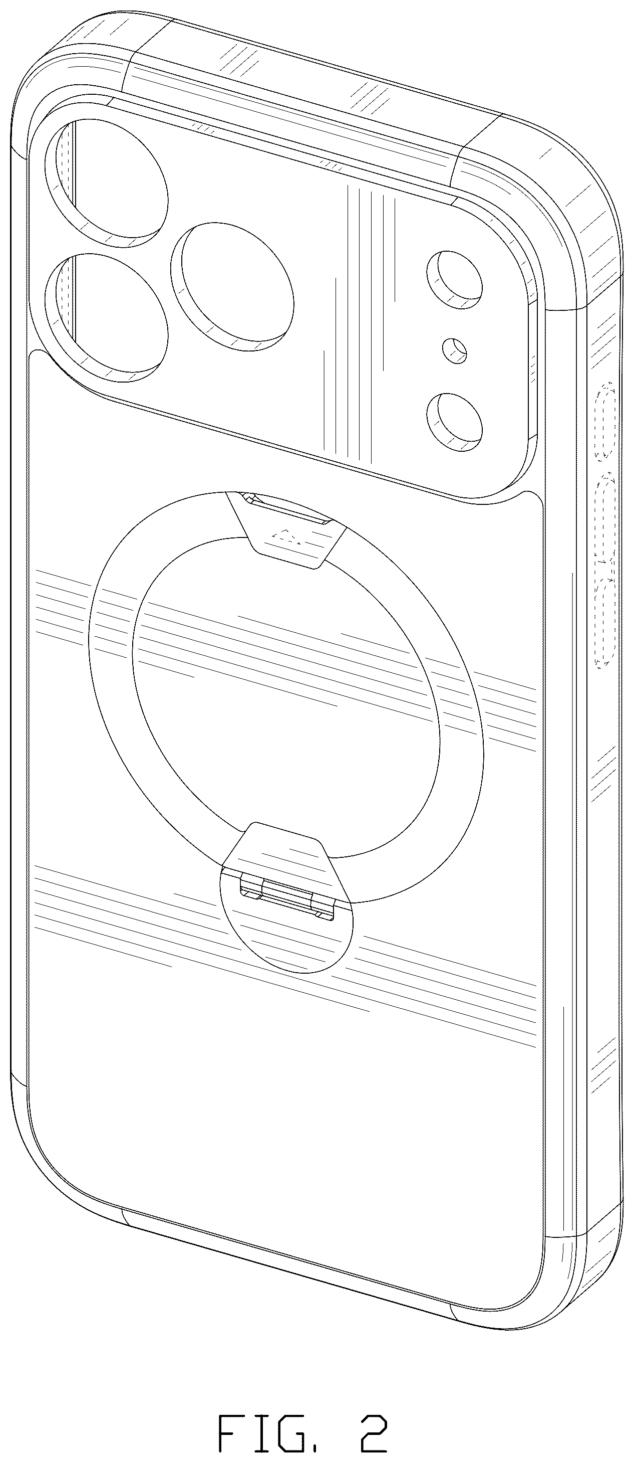 Patent USD1125137 Figure 2 – Phone case