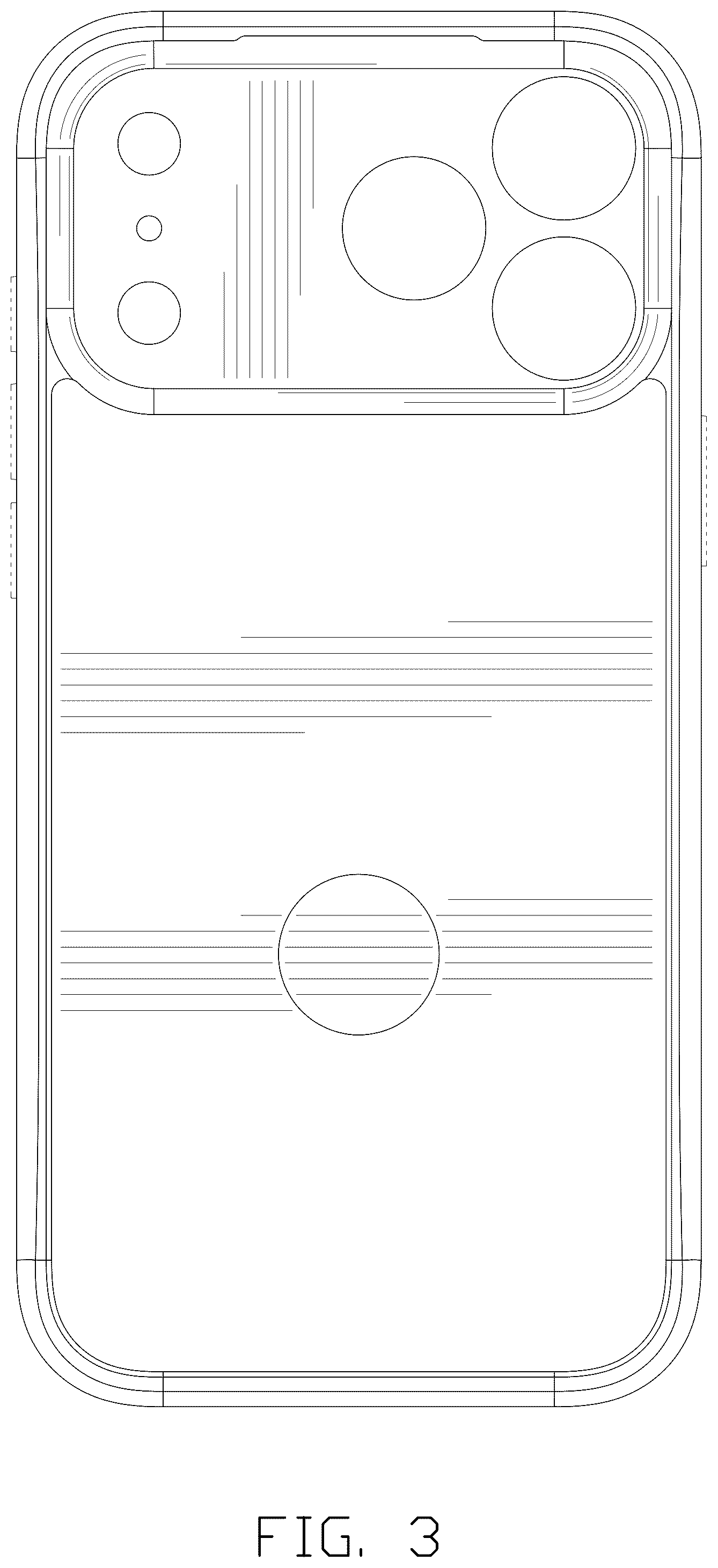 Patent USD1125137 Figure 3 – Phone case