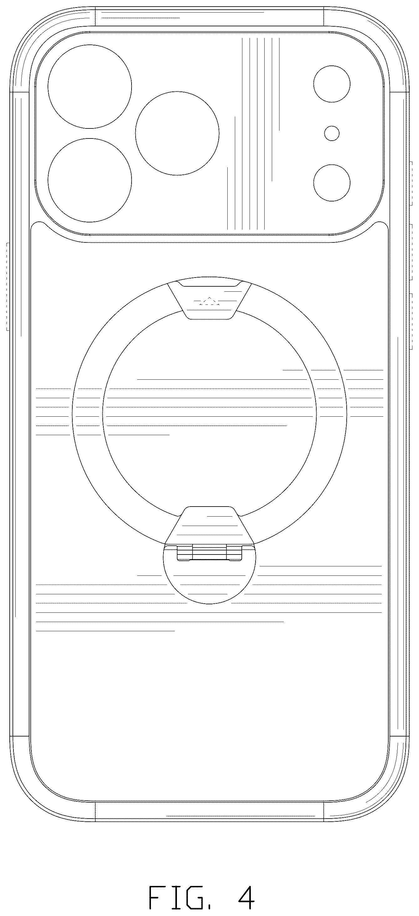 Patent USD1125137 Figure 4 – Phone case