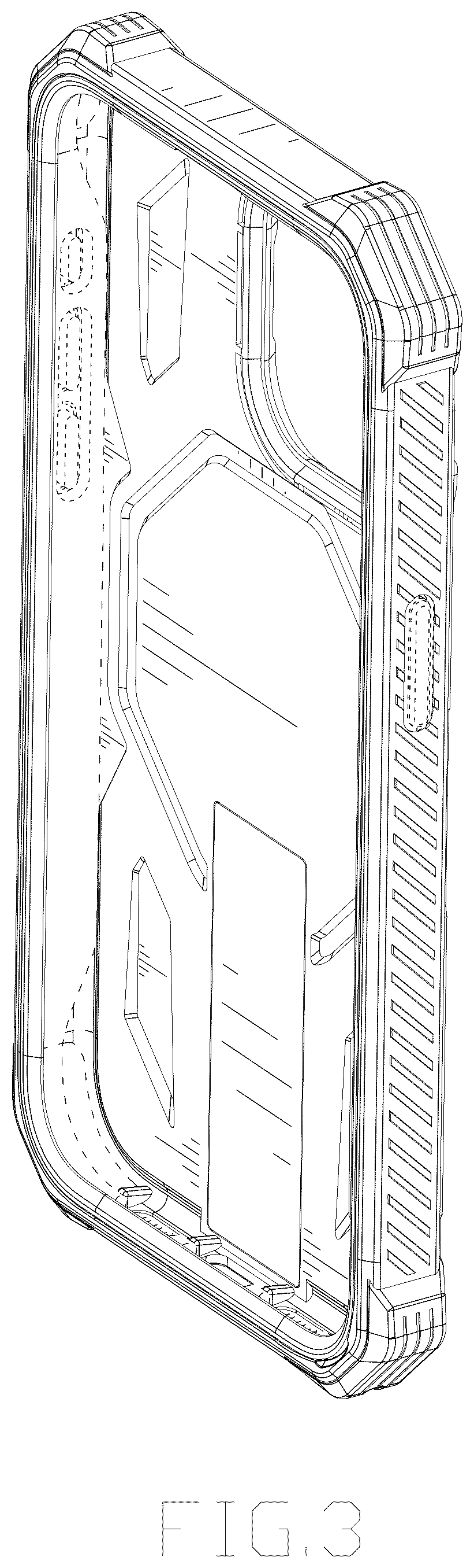 Patent USD1125138 Figure 3 – Case for mobile telephone