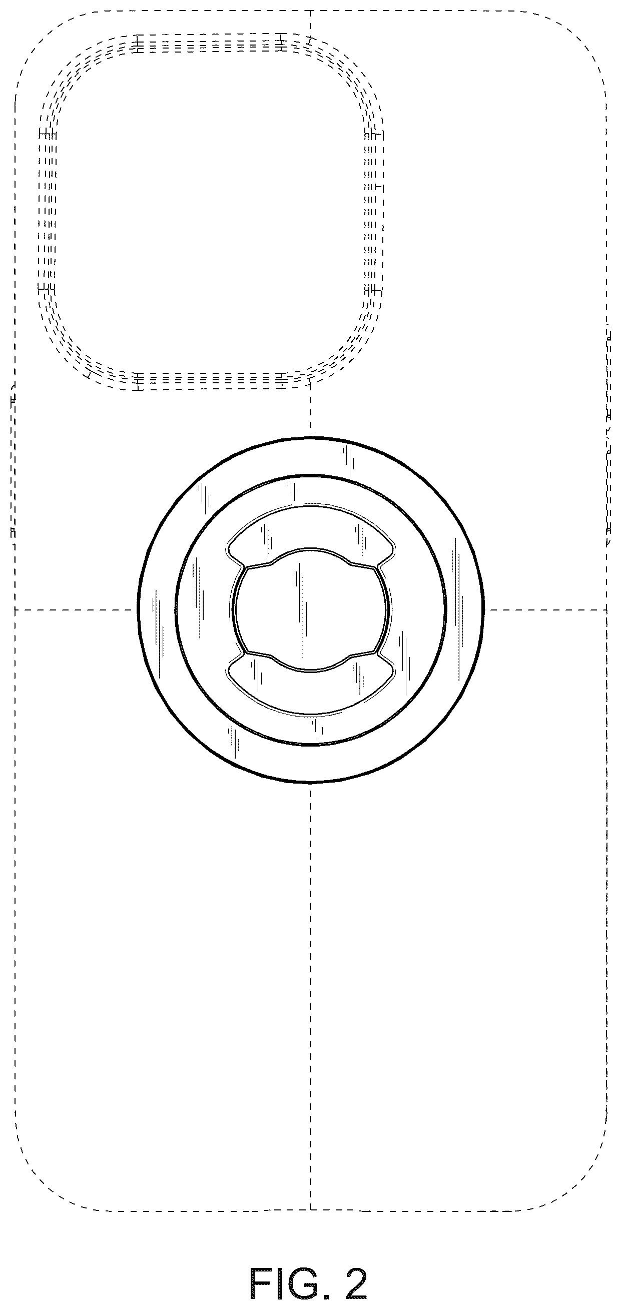 Patent USD1125140 Figure 2 – Holder for mobile electronic equipment