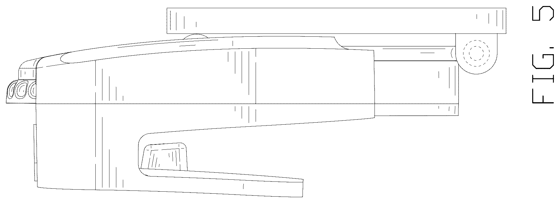 Patent USD1125141 Figure 5 – Electronic device holder with hooks