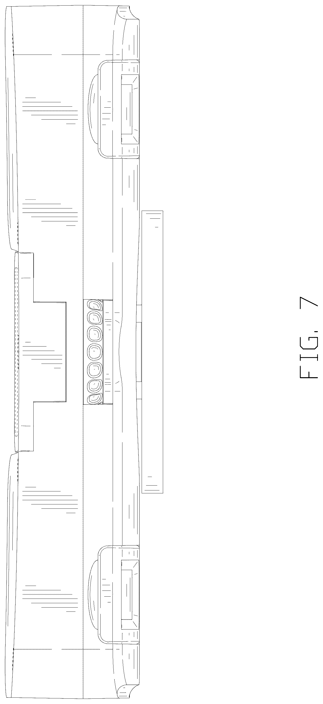 Patent USD1125141 Figure 7 – Electronic device holder with hooks