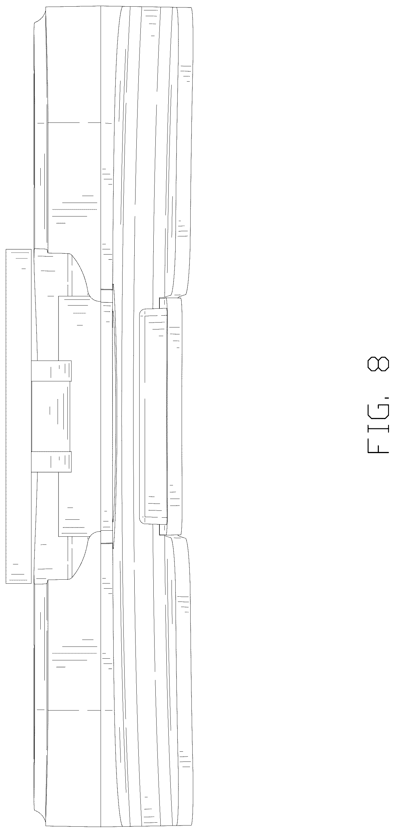 Patent USD1125141 Figure 8 – Electronic device holder with hooks
