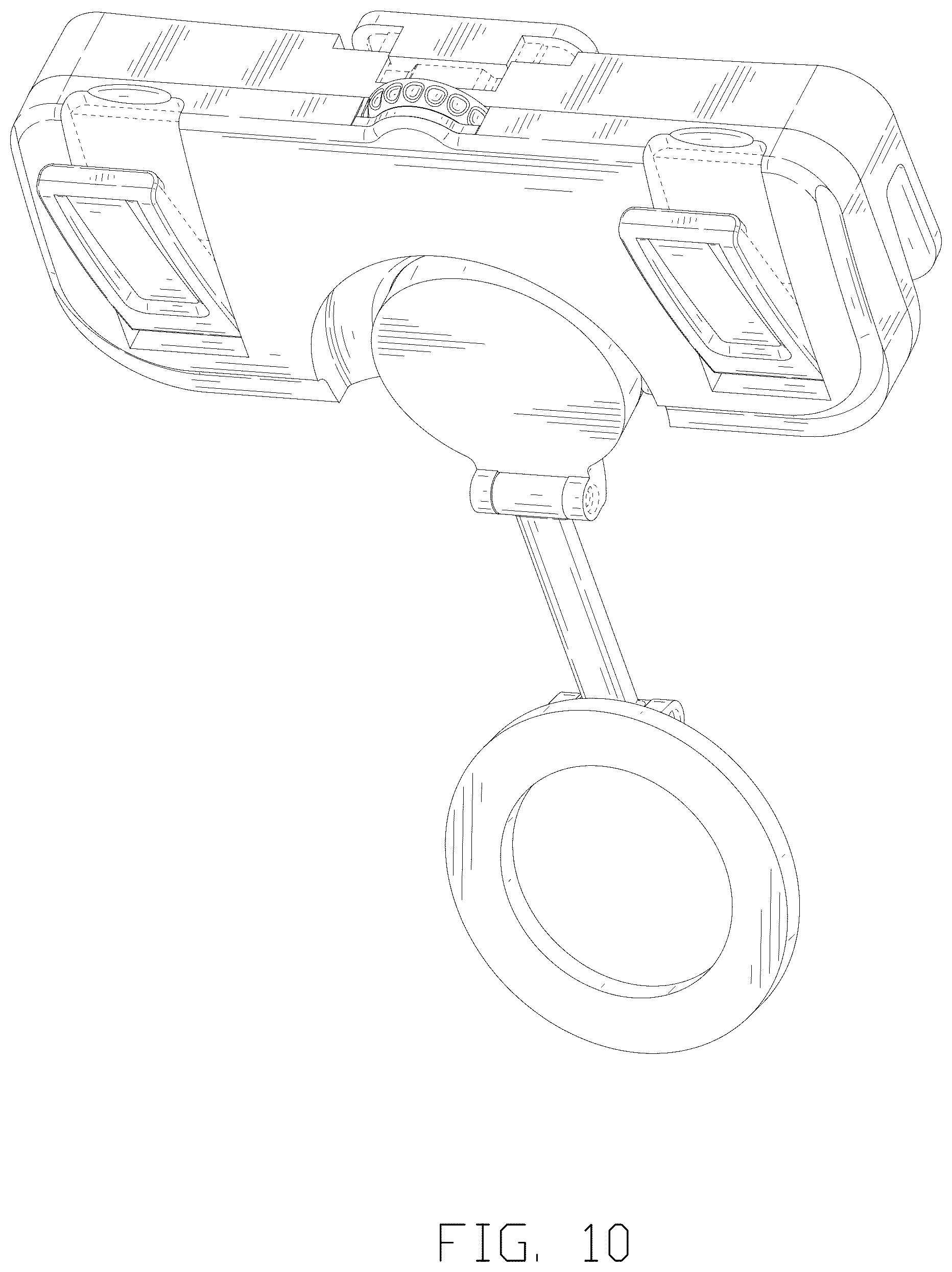 Patent USD1125141 Figure 10 – Electronic device holder with hooks