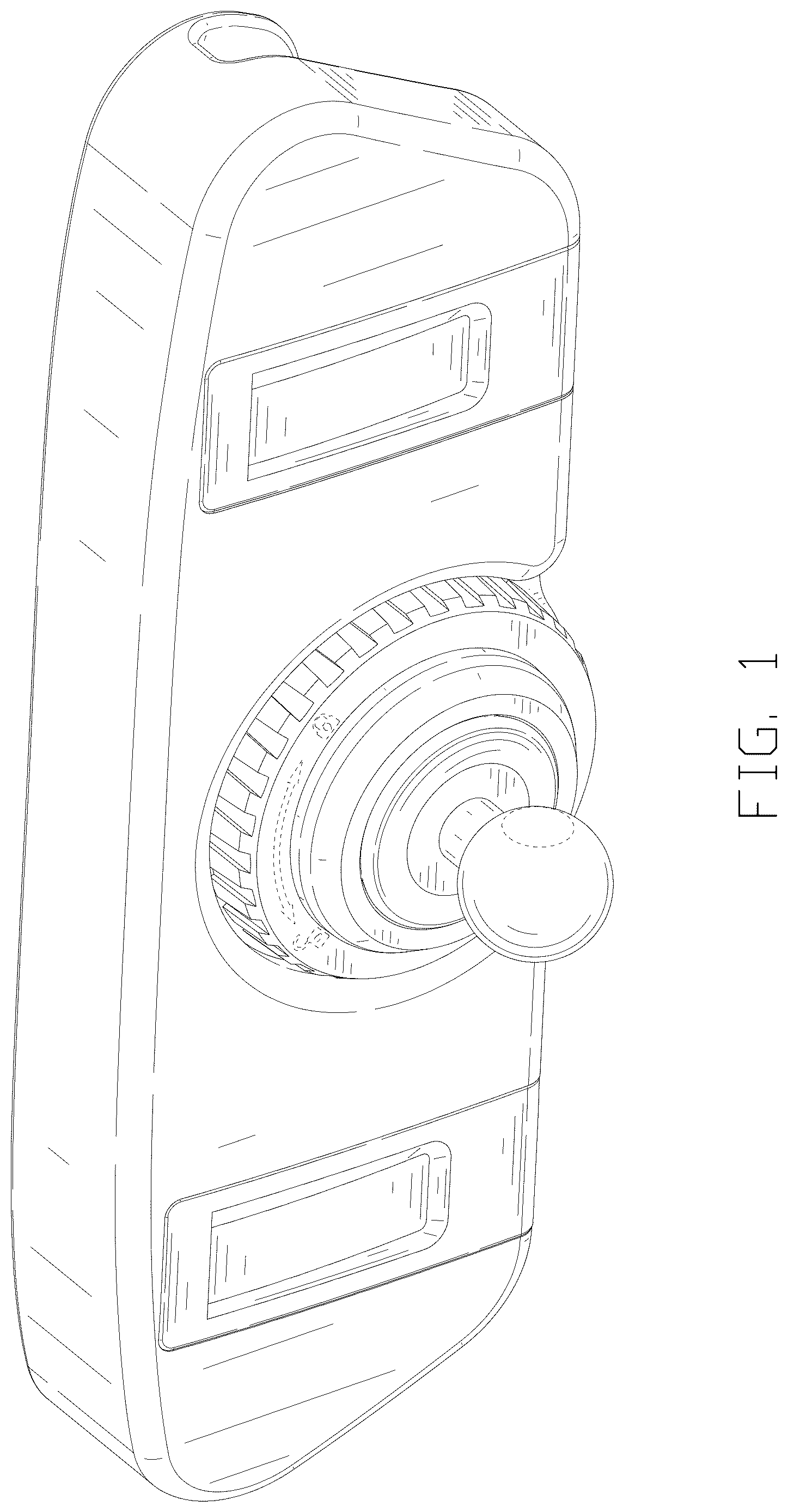 Patent USD1125142 Figure 1 – Electronic device holder with hooks