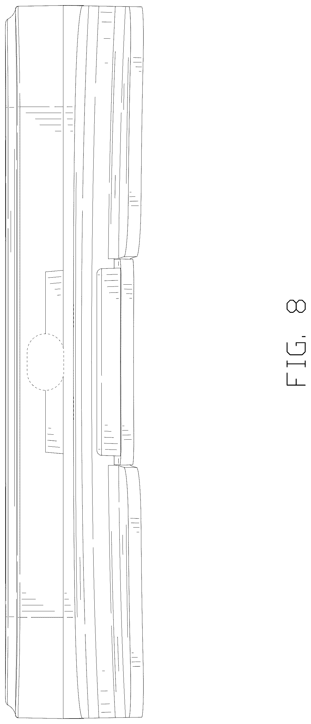 Patent USD1125143 Figure 8 – Electronic device holder with hooks