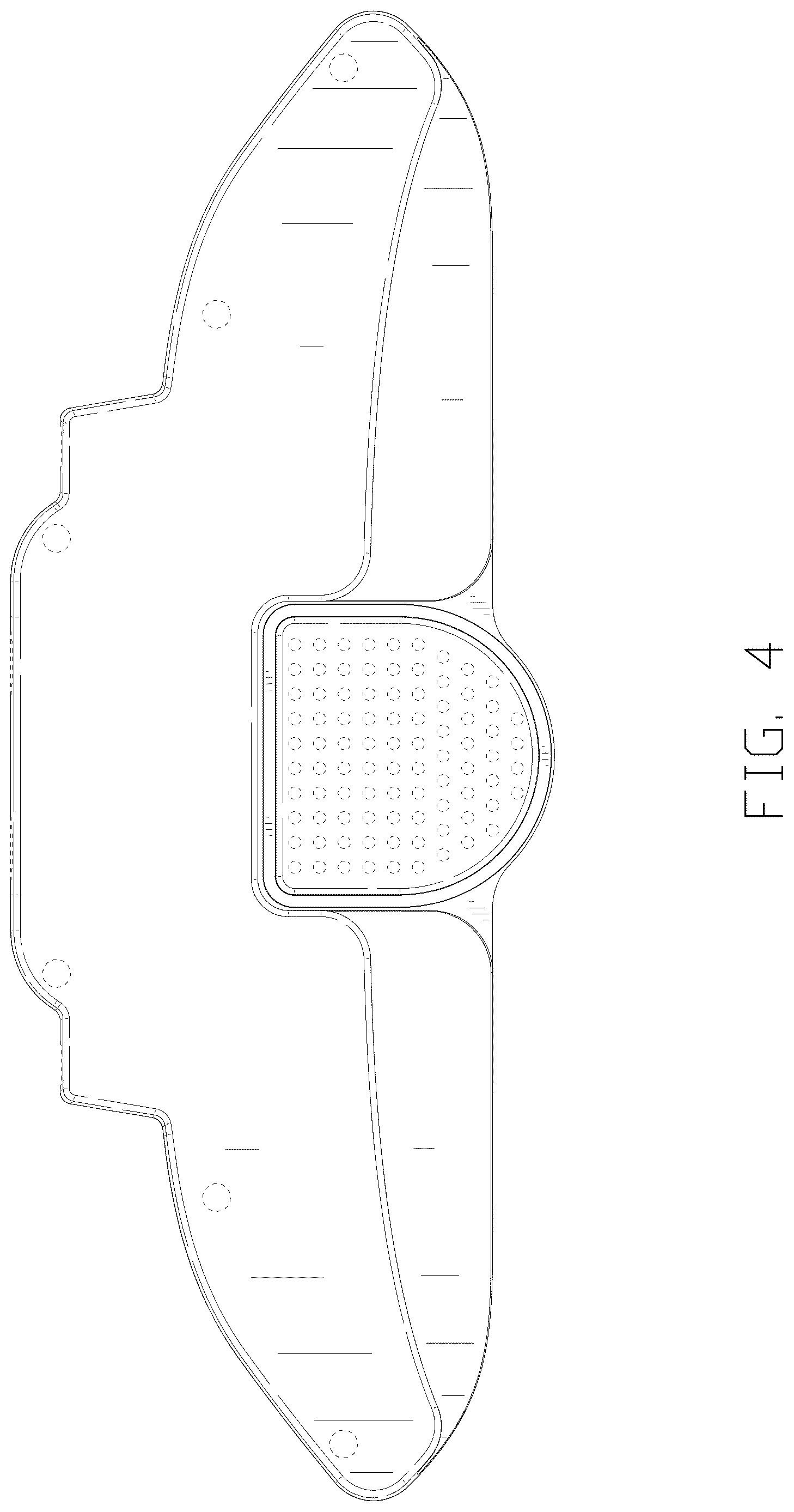 Patent USD1125144 Figure 4 – Electronic device holder with hooks