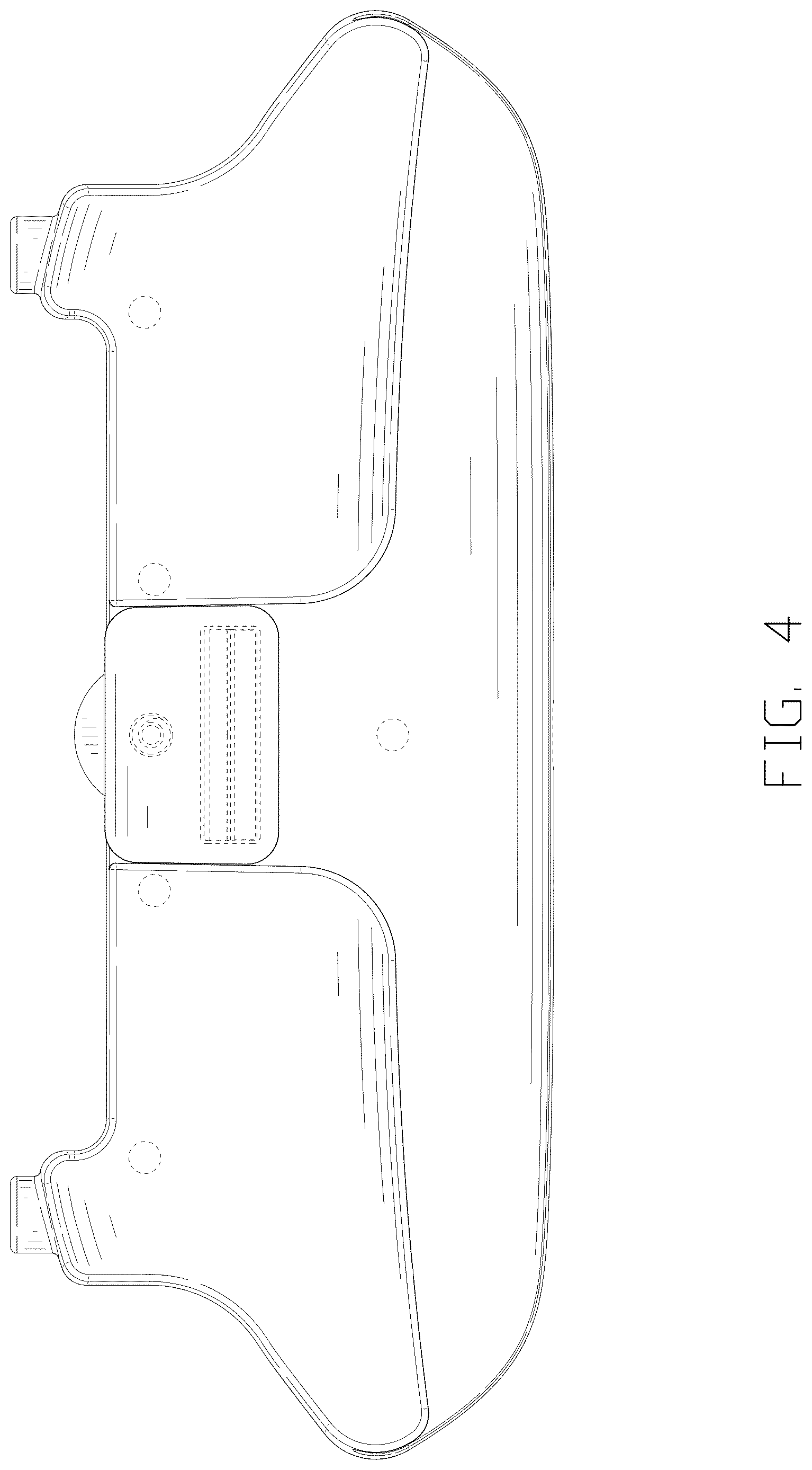 Patent USD1125145 Figure 4 – Electronic device holder with hooks