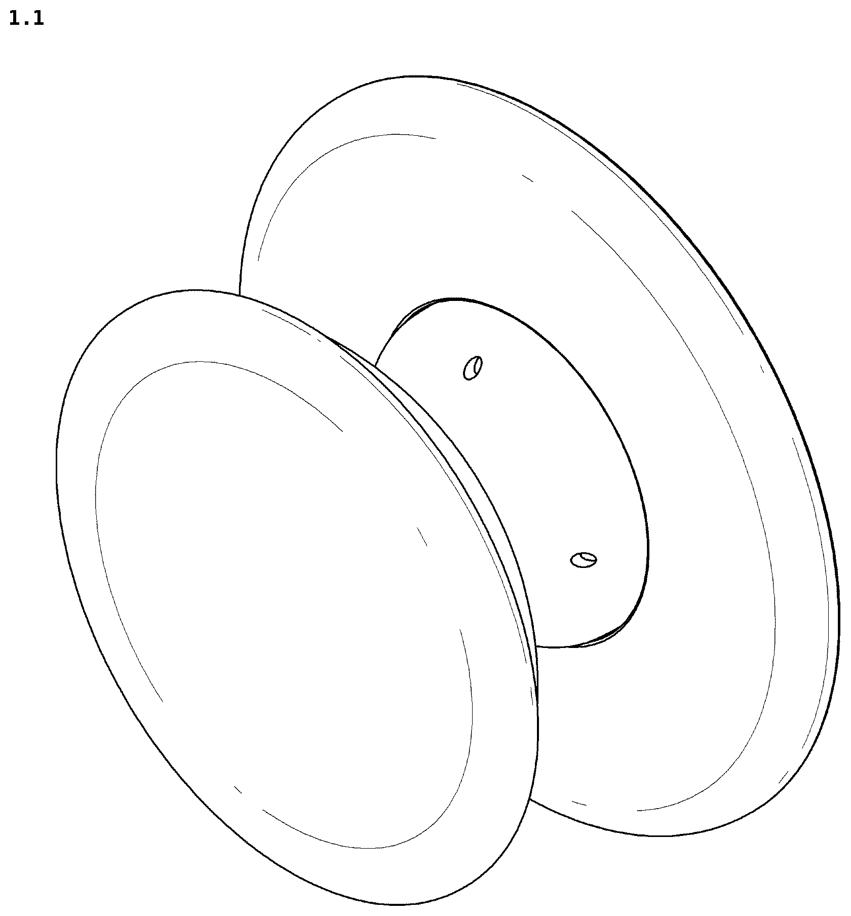 Patent USD1125146 Figure 1 – Hand grip for mobile telephone